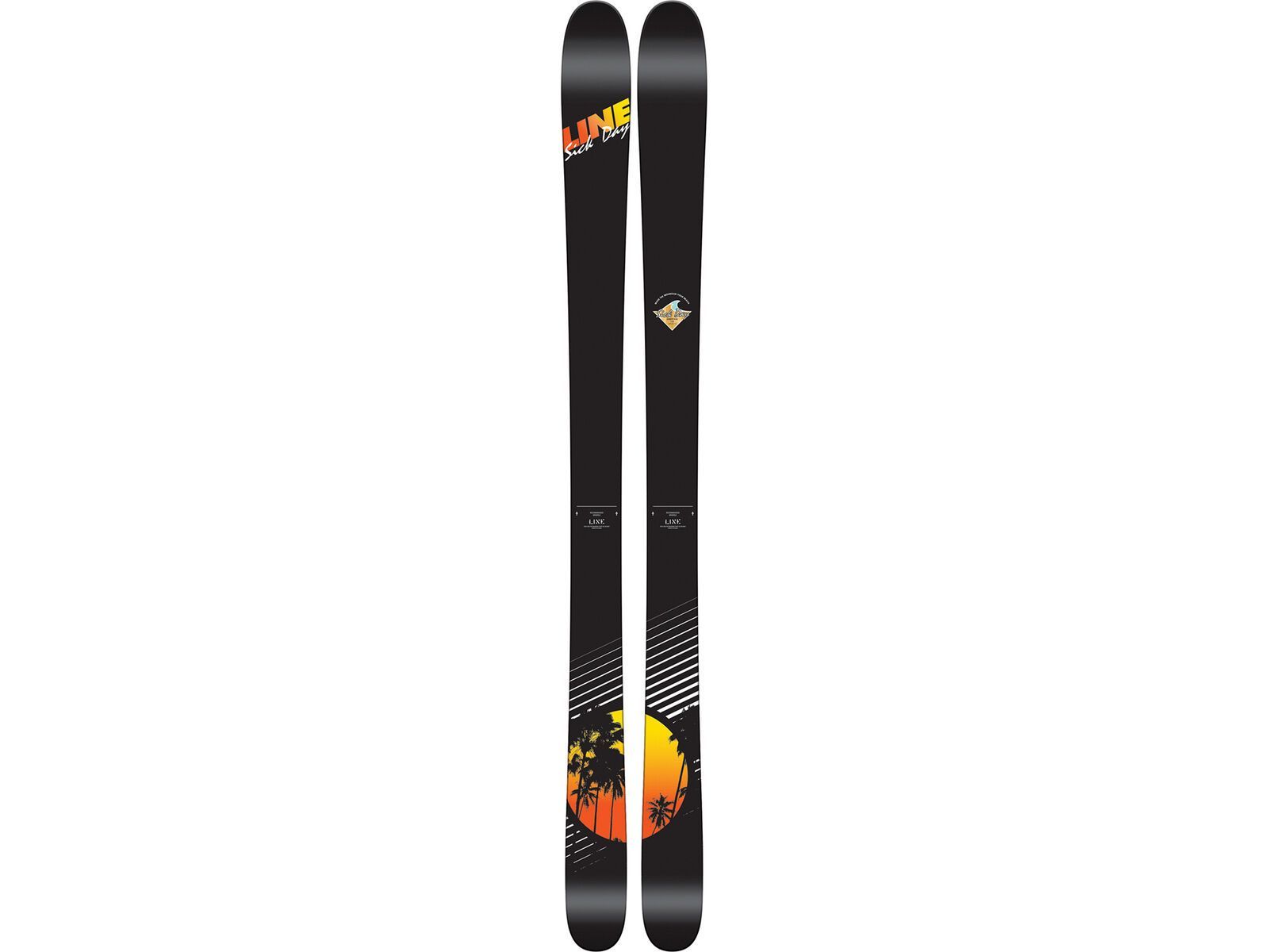 Set: Line Sick Day 95 2017 + Salomon Warden 11 100 mm, yellow black - Skiset | Bild 2