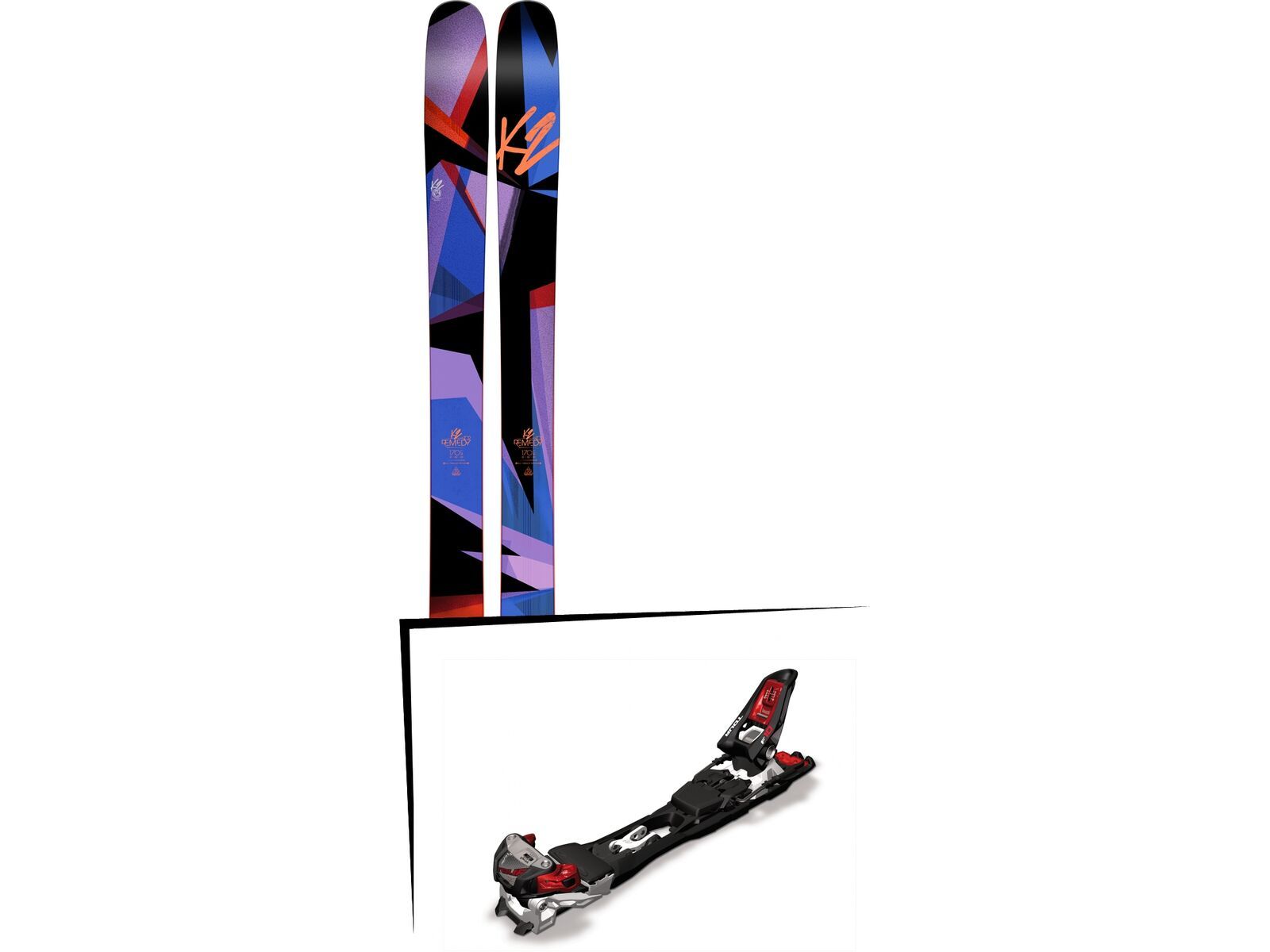 K2 SKI Set: Remedy 102 2016 + Marker F10 Tour | Bild 1