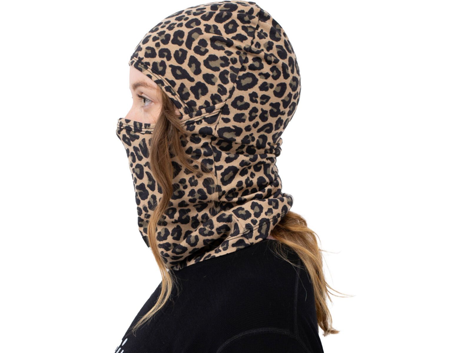 Eivy Hinge Merino Wool Balaclava, leopard | Bild 3
