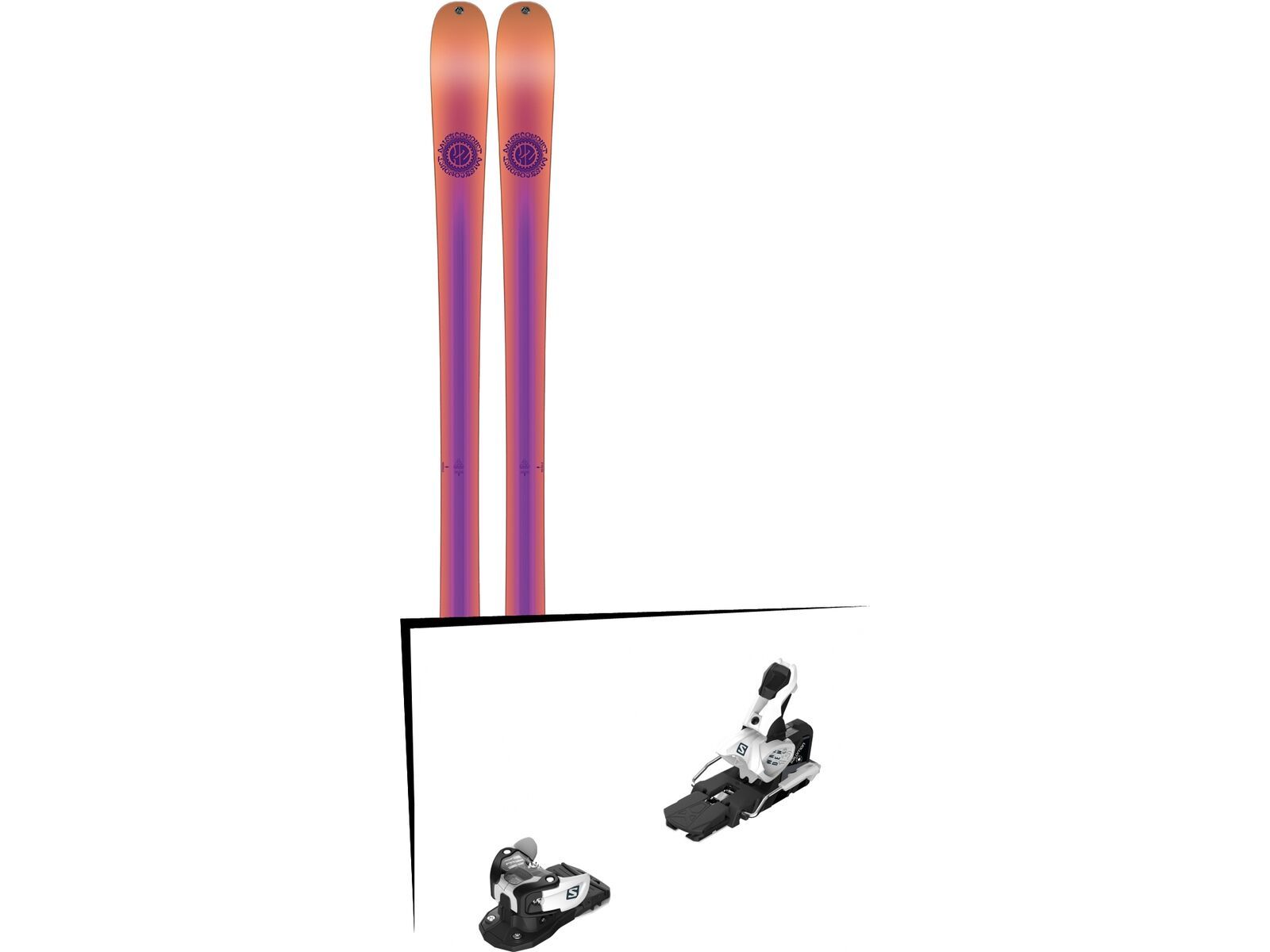 Set: K2 SKI Missconduct 2018 + Salomon Warden MNC 13 white/black | Bild 1