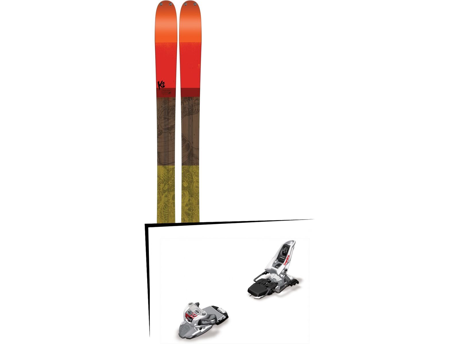 Set: K2 SKI Poacher 2017 + Marker Squire 11 (1247017) | Bild 1