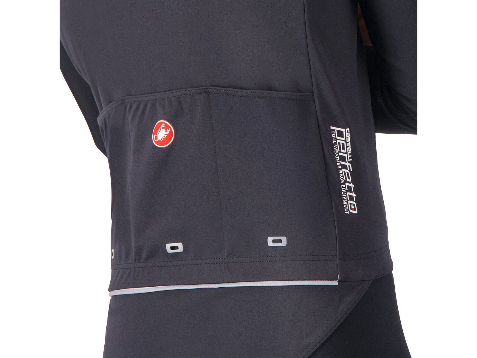Castelli Perfetto RoS 3 Jacket, light black/silver reflex | Bild 4