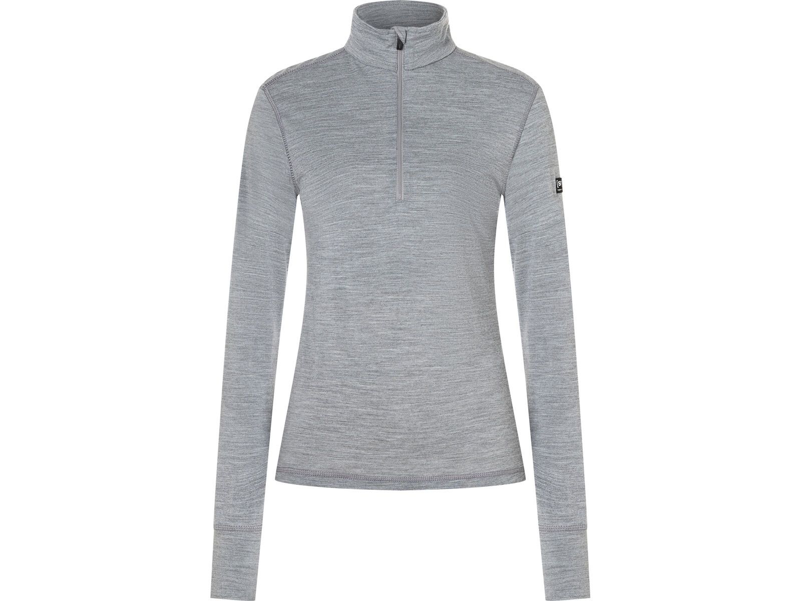 super.natural W Tundra175 Zip 1/4, cashmere grey melange | Bild 1