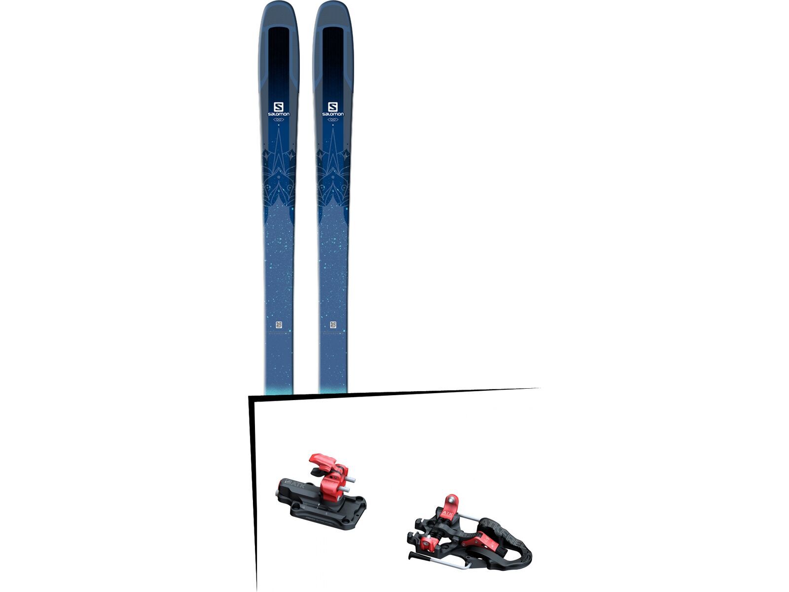 Set: Salomon QST Lux 92 2018 + ATK Raider 12 2.0 | Bild 1