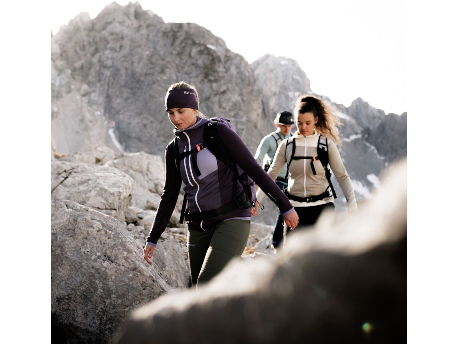 Ortovox Merino Fleece Grid Hoody W, glacier grey | Bild 7