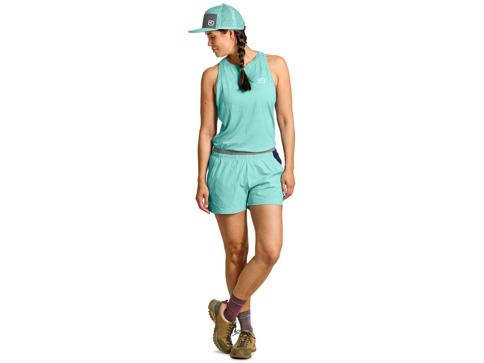 Ortovox Merino Shield Ultra Light Piz Selva Shorts W, ice waterfall | Bild 5