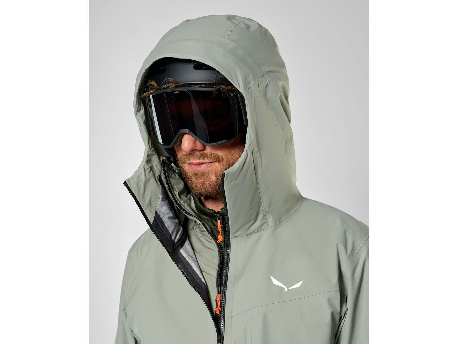 Salewa Sella Free 3 Layers Powertex Jacke Herren, shadow | Bild 6