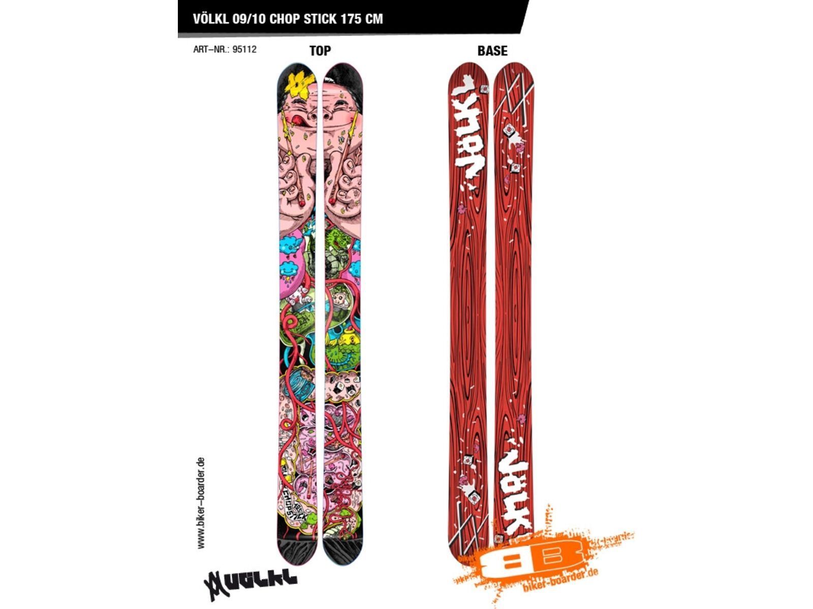 Völkl Set: Chop Stick 09/10 + Marker Duke 16 | Bild 2