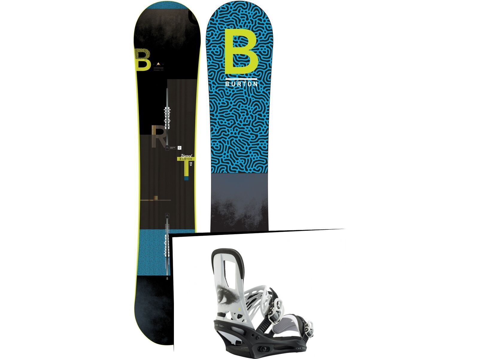 Set: Burton Ripcord Wide 2019 + Burton Cartel all eyez | Bild 1