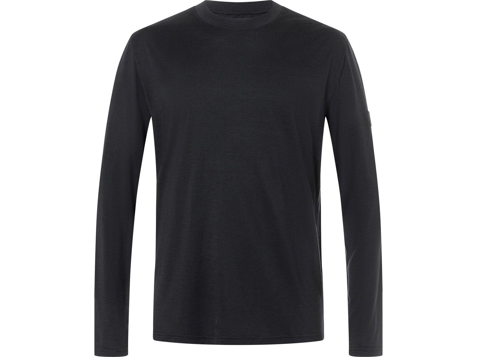 super.natural M Casual Rib Bio J LS, jet black | Bild 1