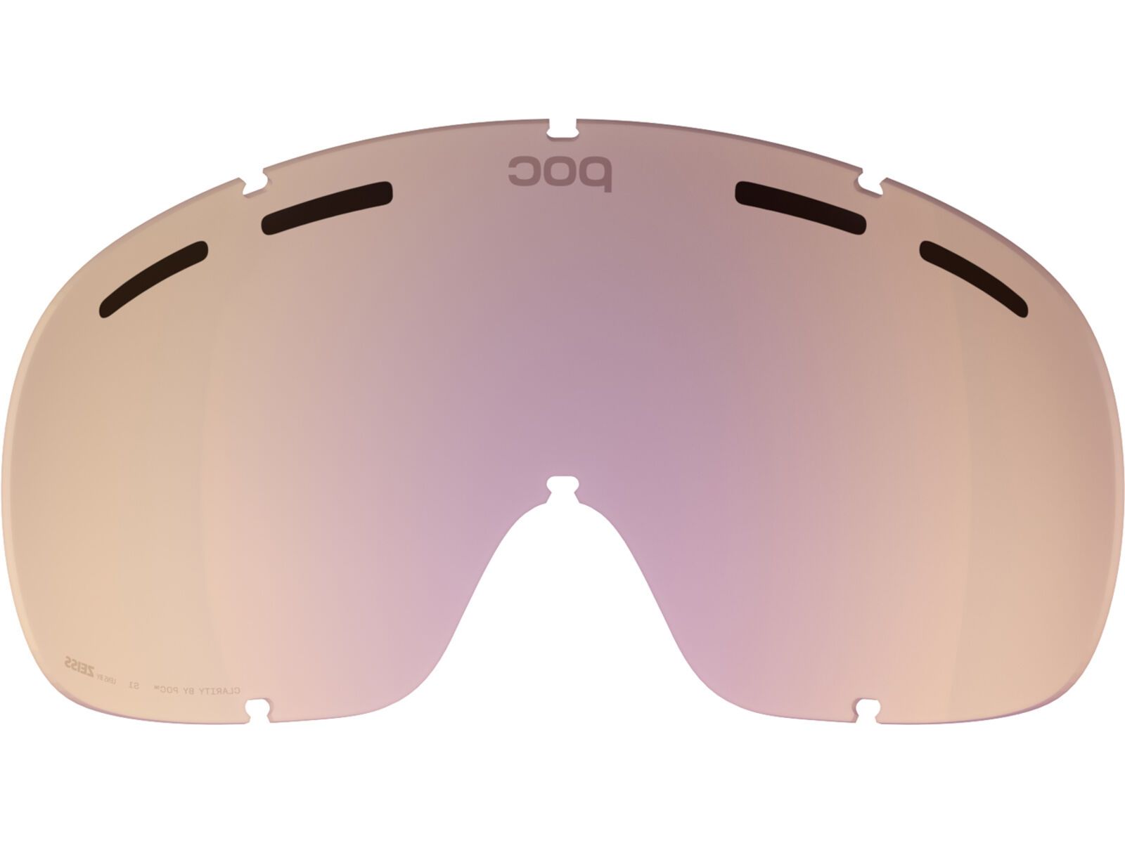 POC Fovea Mid/Fovea Mid Race Lens, Clarity Int./Cloudy Coral | Bild 2