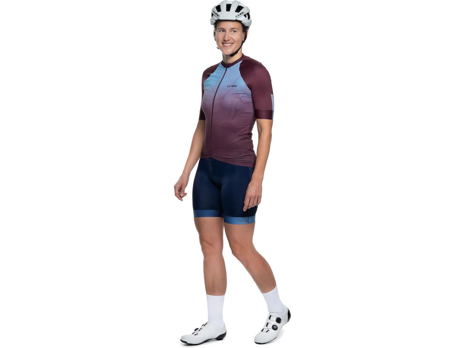 Cube Road/XC WS Trikot Artline kurzarm, bordeaux | Bild 7