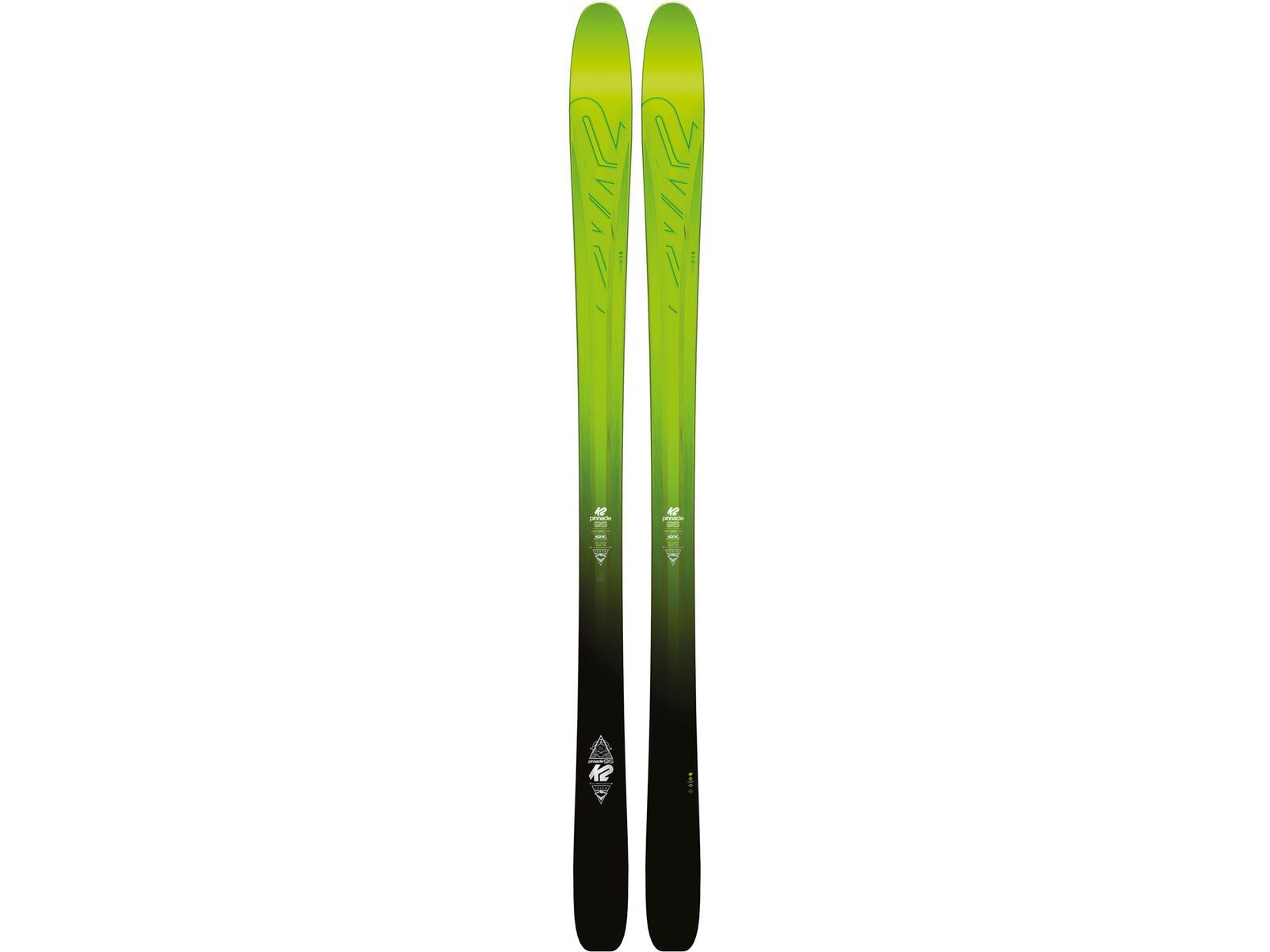Set: K2 SKI Pinnacle 95 2017 + Tyrolia Attack 11 100 mm, solid black white - Skiset | Bild 2