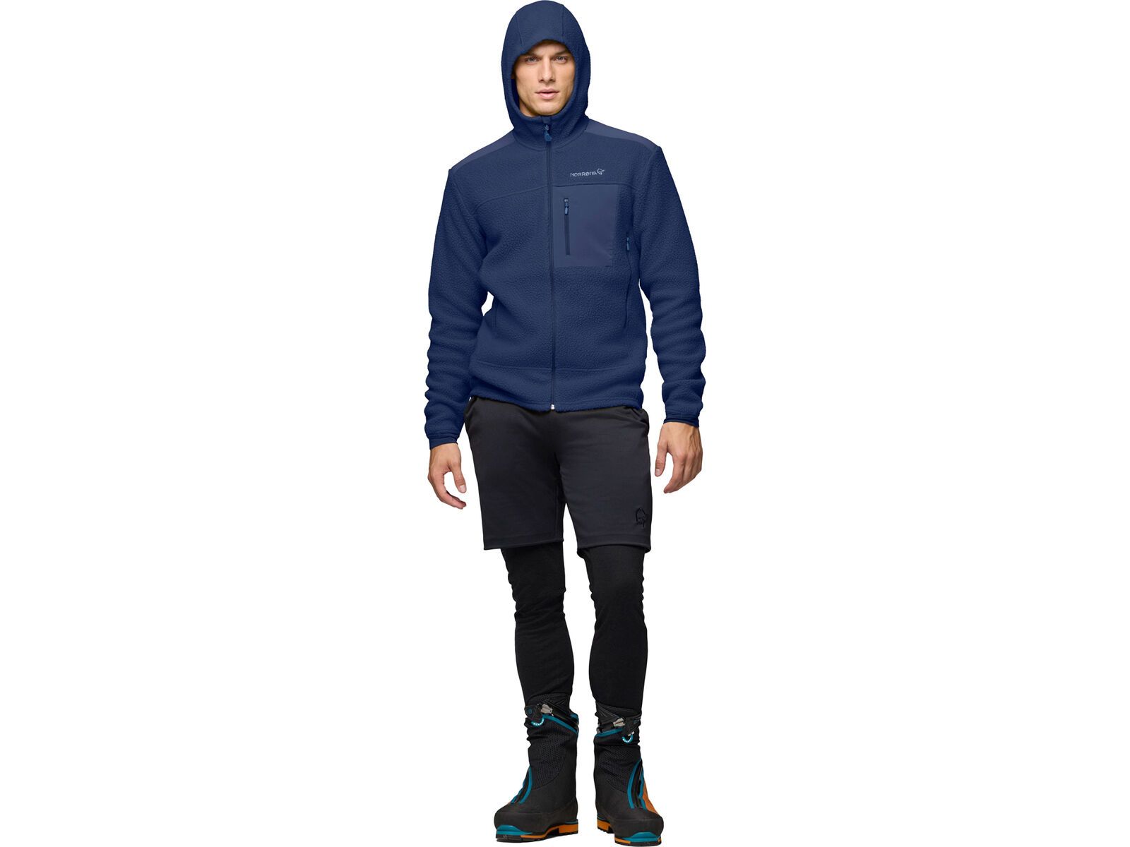 Norrona trollveggen warm3 Zip Hood M's, indigo night | Bild 4