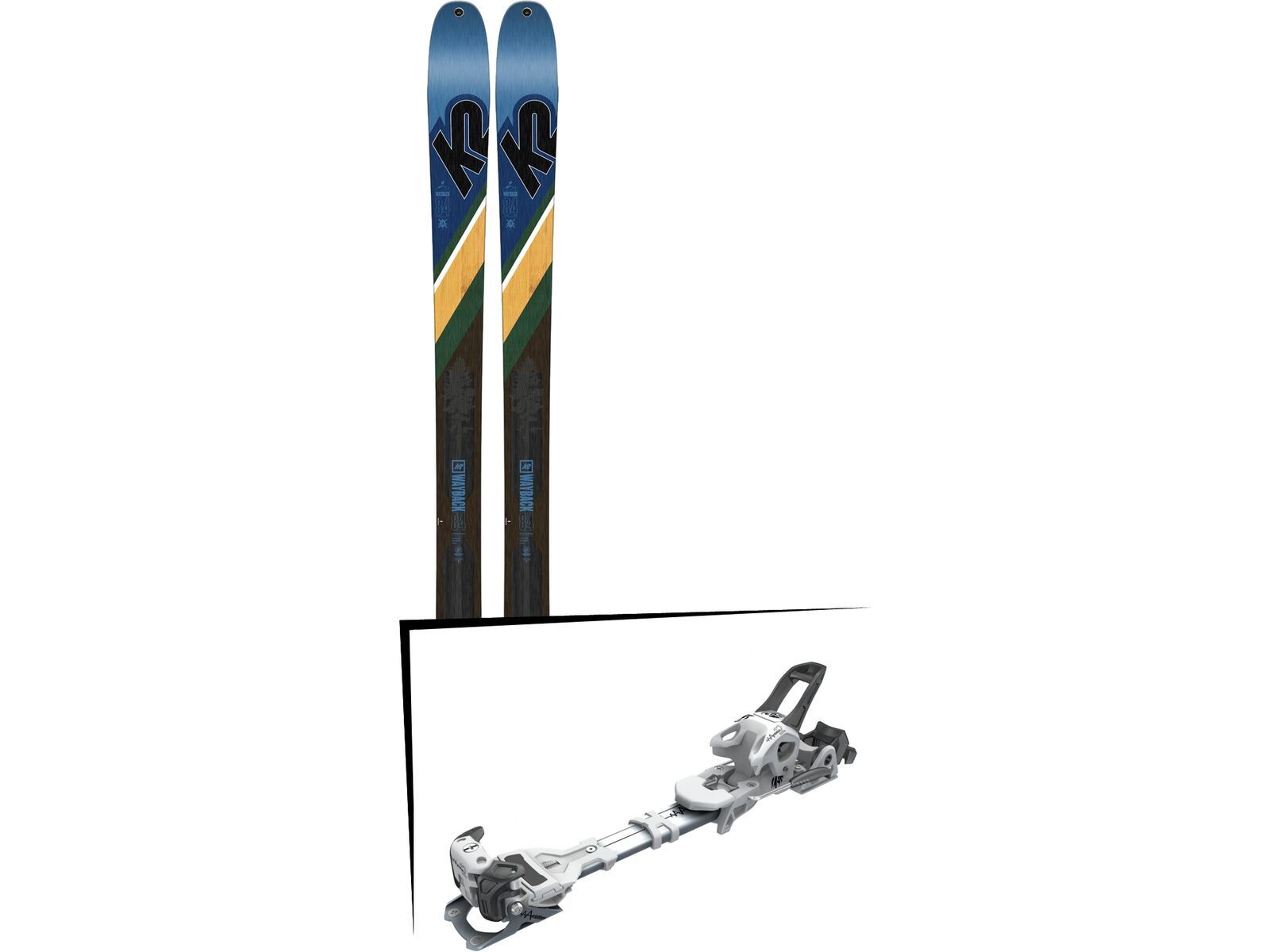 Set: K2 SKI Wayback 84 2019 + Tyrolia Ambition 12 AT solid white black | Bild 1