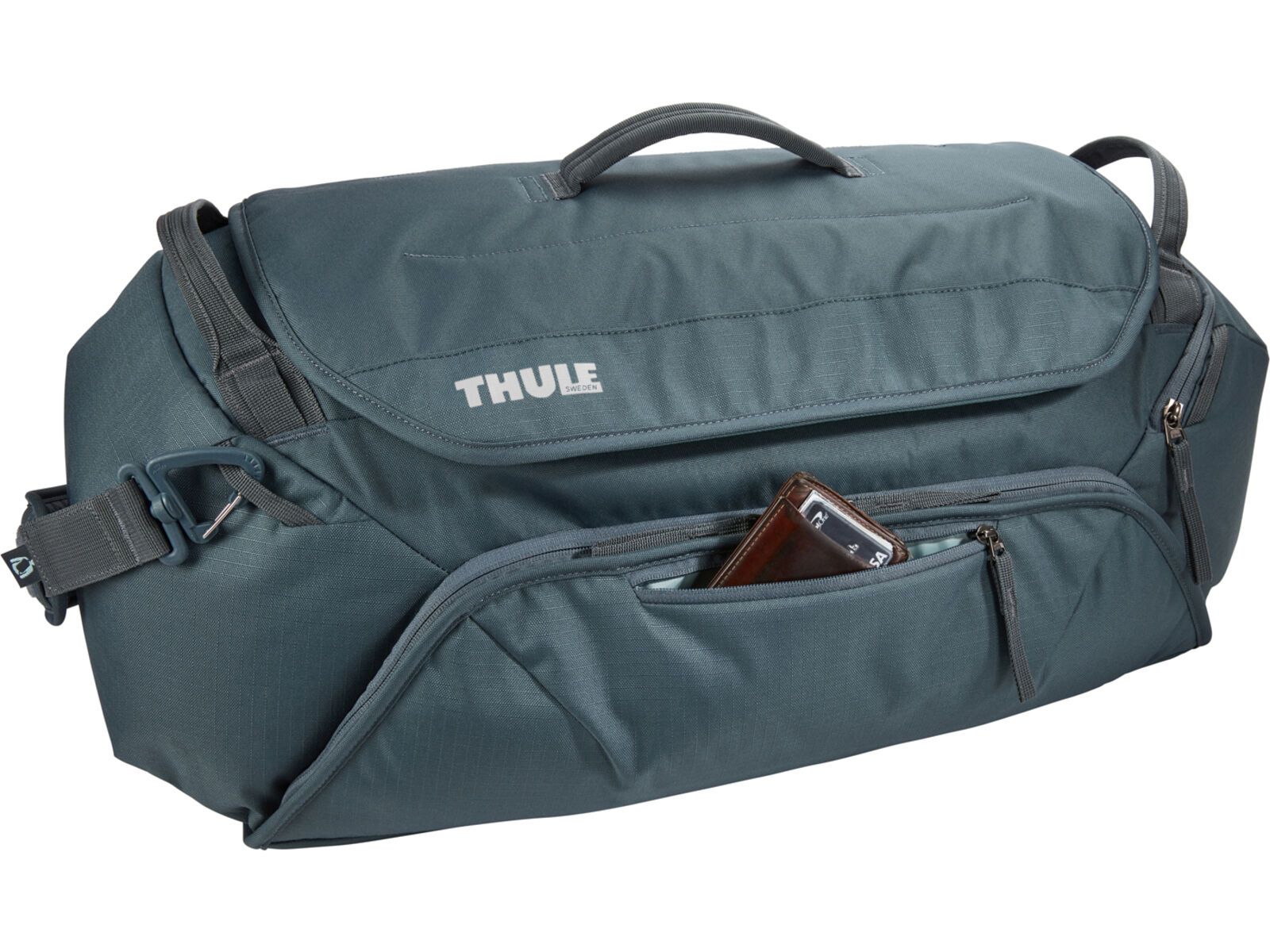 Thule RoundTrip Bike Duffel dark slate BIKER BOARDER.DE