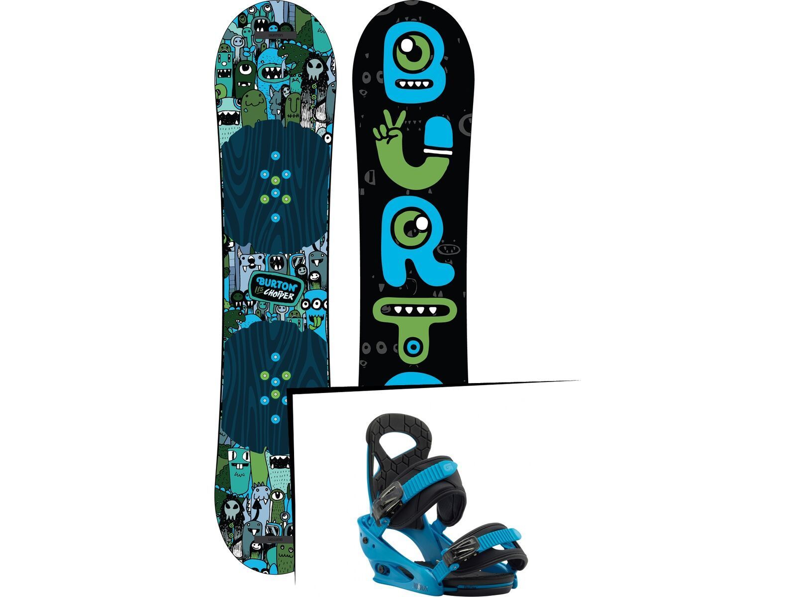 Set: Burton Chopper 2019 + Burton Mission Smalls blue boy | Bild 1