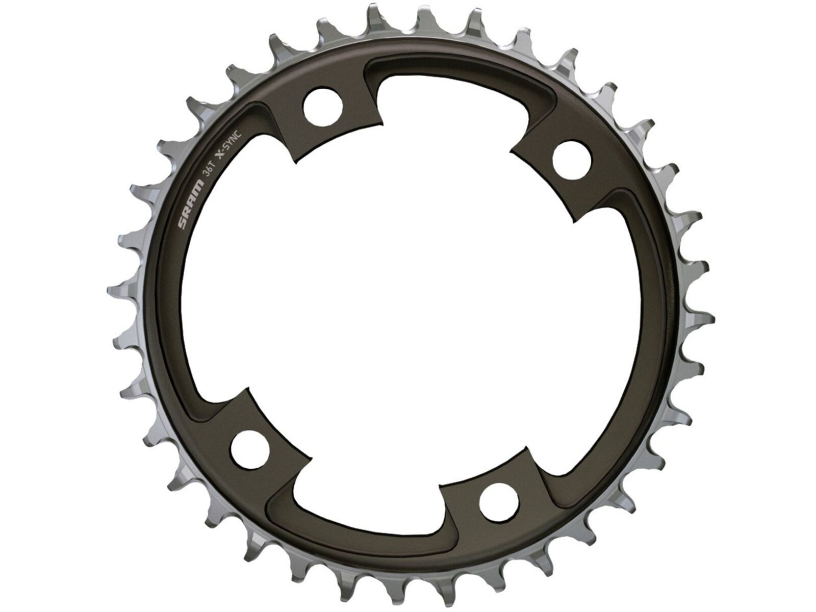 SRAM X-Sync Road 107 BCD Chainrings - 12-fach, blast black | Bild 1
