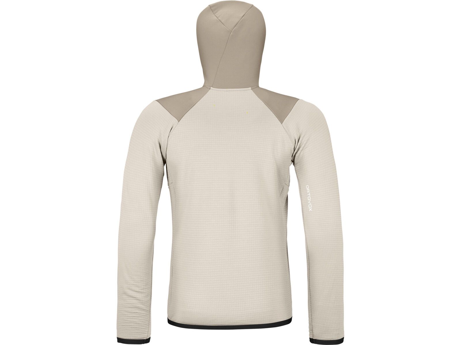 Ortovox Merino Fleece Grid Hoody M, white chalk | Bild 2