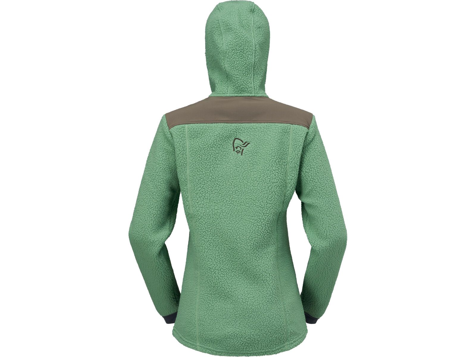 Norrona trollveggen warm3 Zip Hood W's, dark ivy | Bild 2