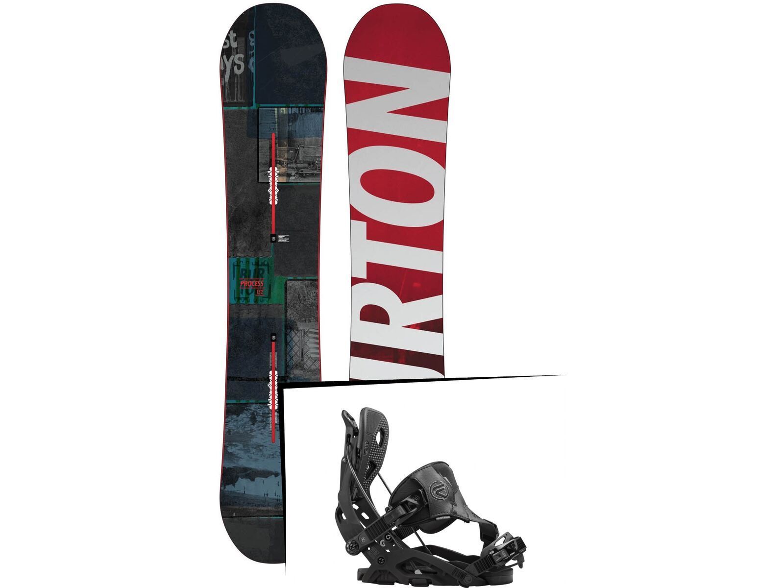 Set: Burton Process 2015 + Flow Fuse Hybrid (1513148S) | Bild 1