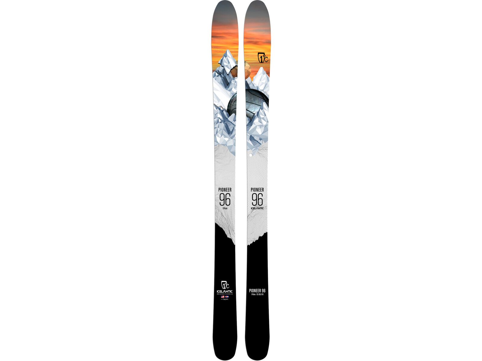 Set: Icelantic Pioneer 96 2018 + Atomic Shift MNC 13 black/white | Bild 2