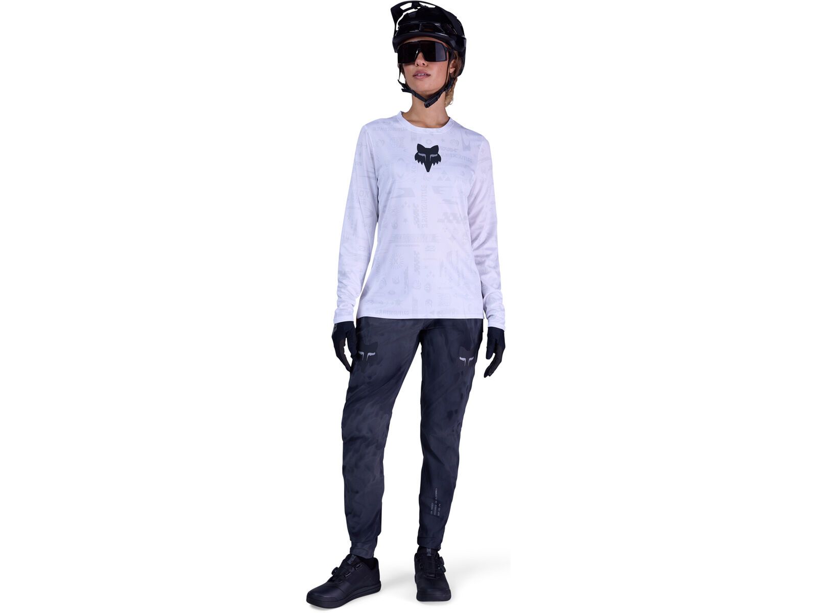 Fox Womans Ranger LS Jersey Lunar, white | Bild 6