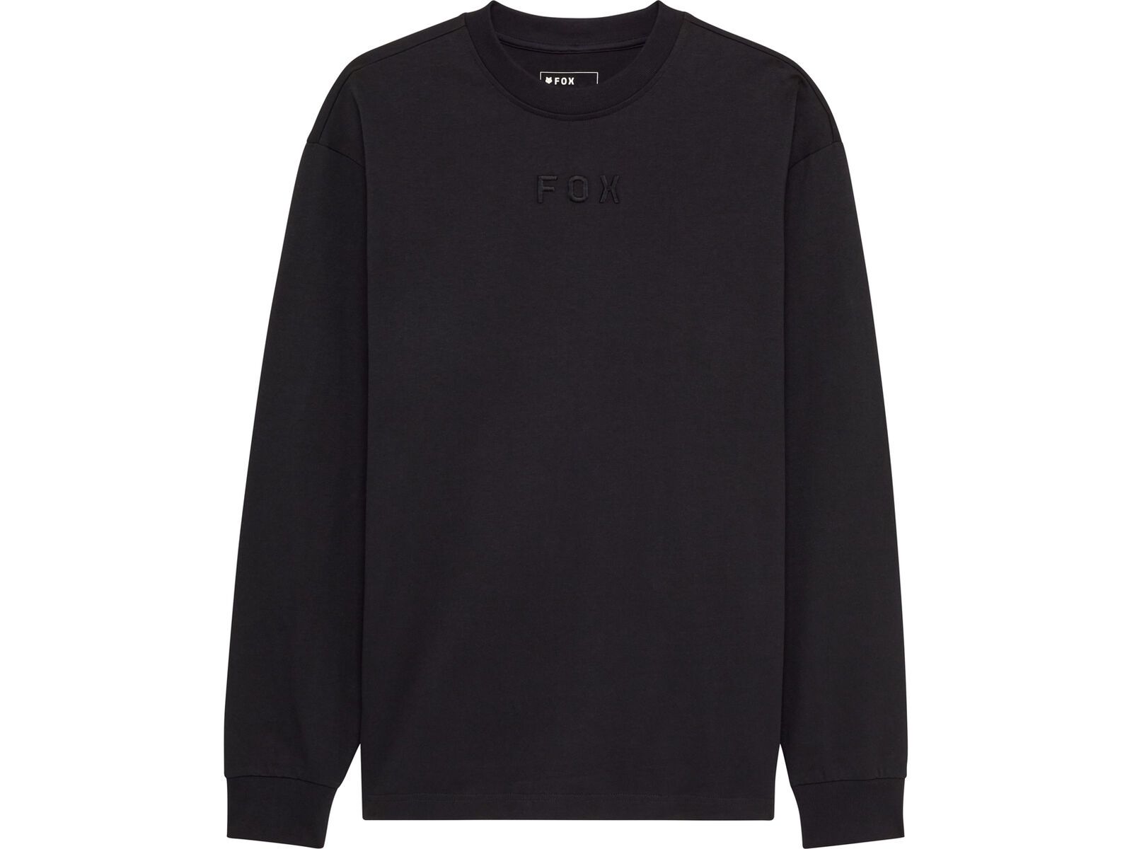Fox Wordmark Oversized Long Sleeve Tee, black | Bild 1