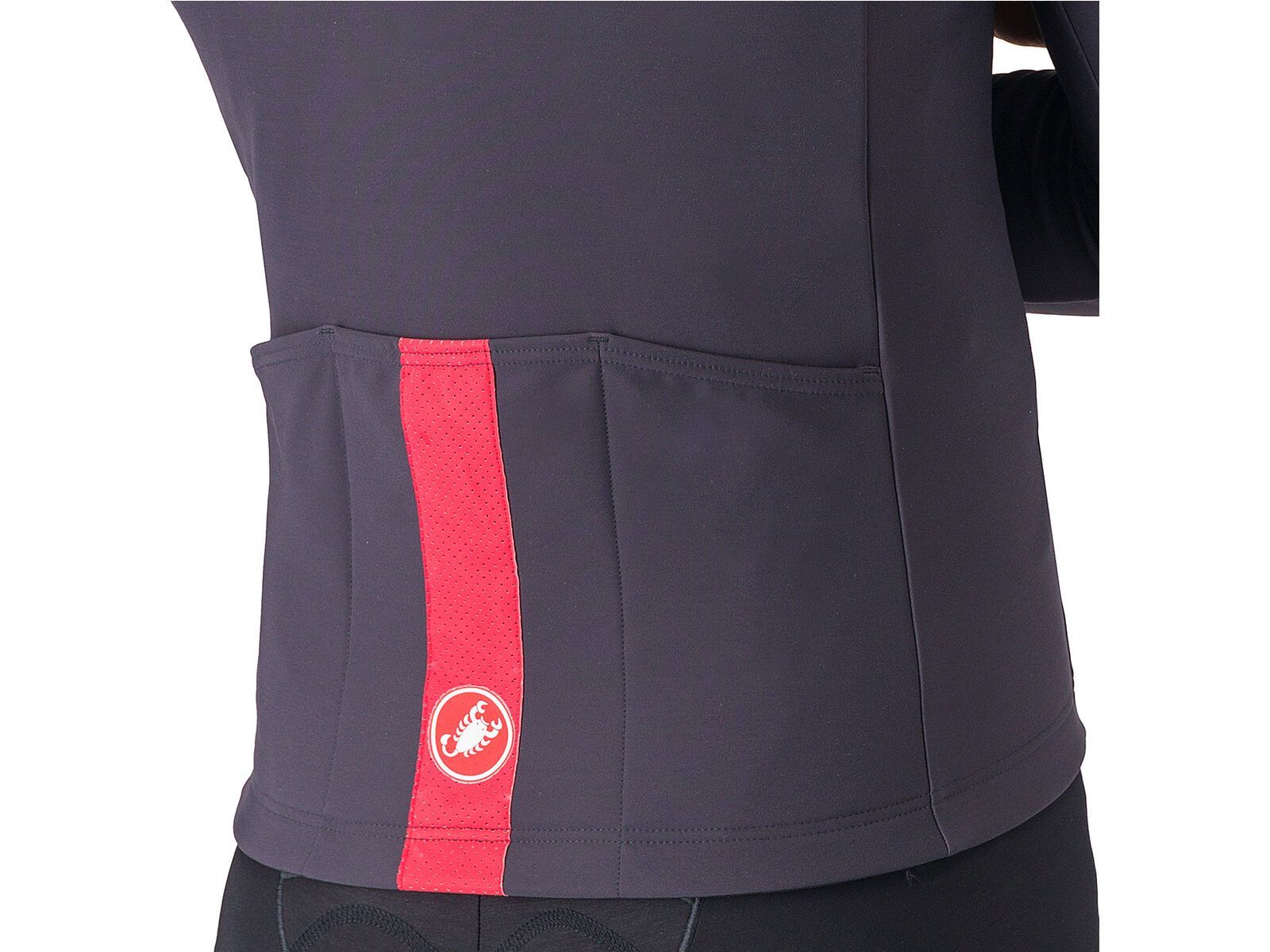 Castelli Tutto Nano RoS Jersey, dark gray/red | Bild 4