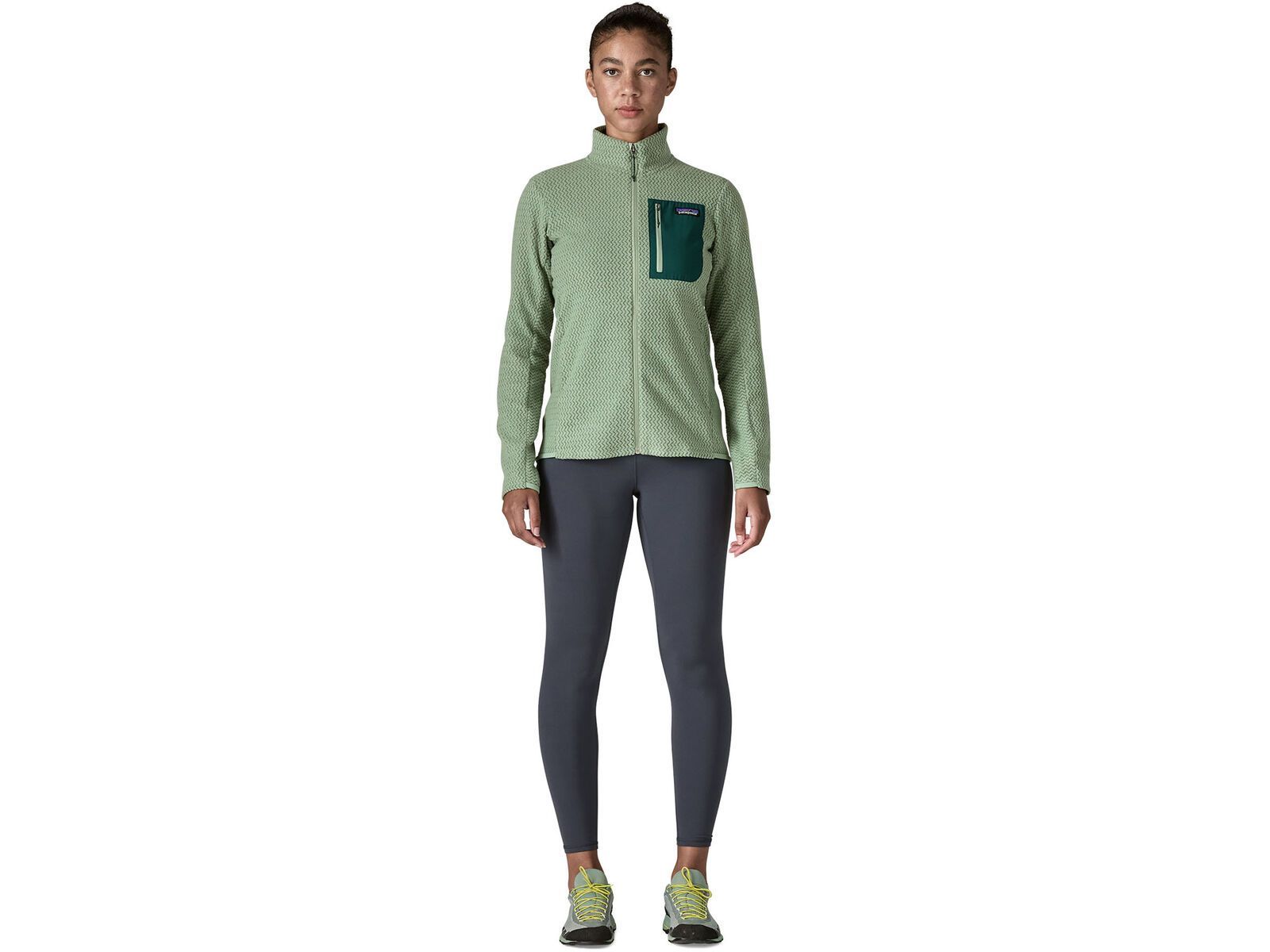 Patagonia Women's R1 Air Jacket, ellwood green | Bild 4