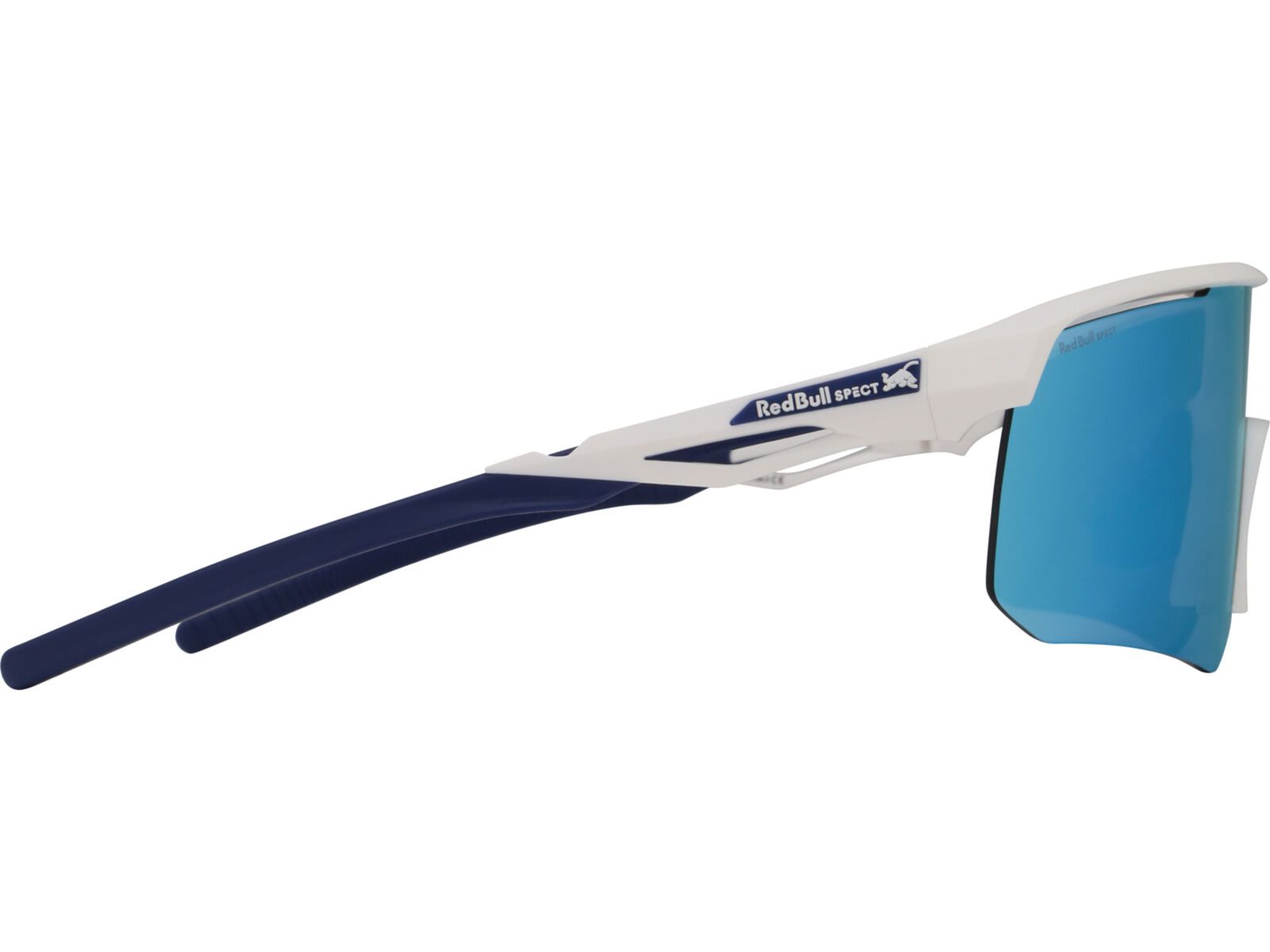 Red Bull Spect Eyewear Riddle, Smoke-Blue Mirror / matt white | Bild 2