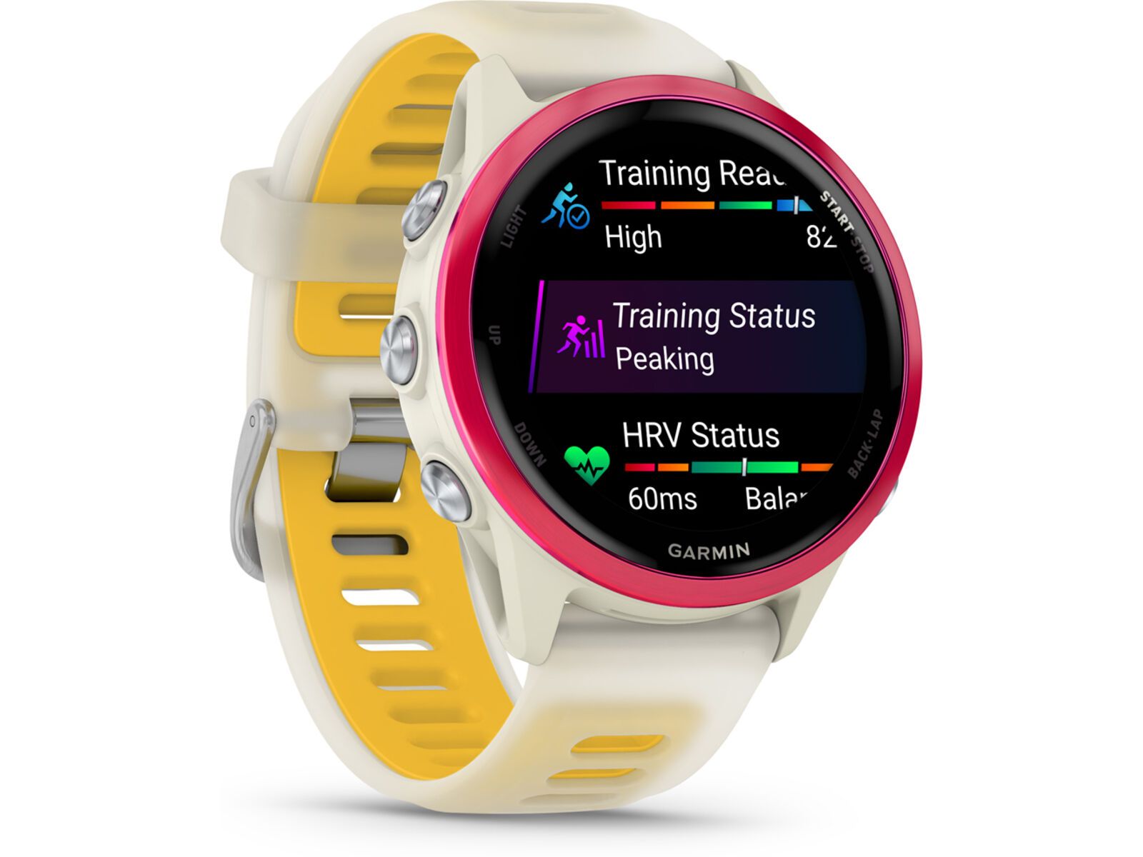 Garmin Forerunner 570 - 42 mm, bone/himbeerrot | Bild 6
