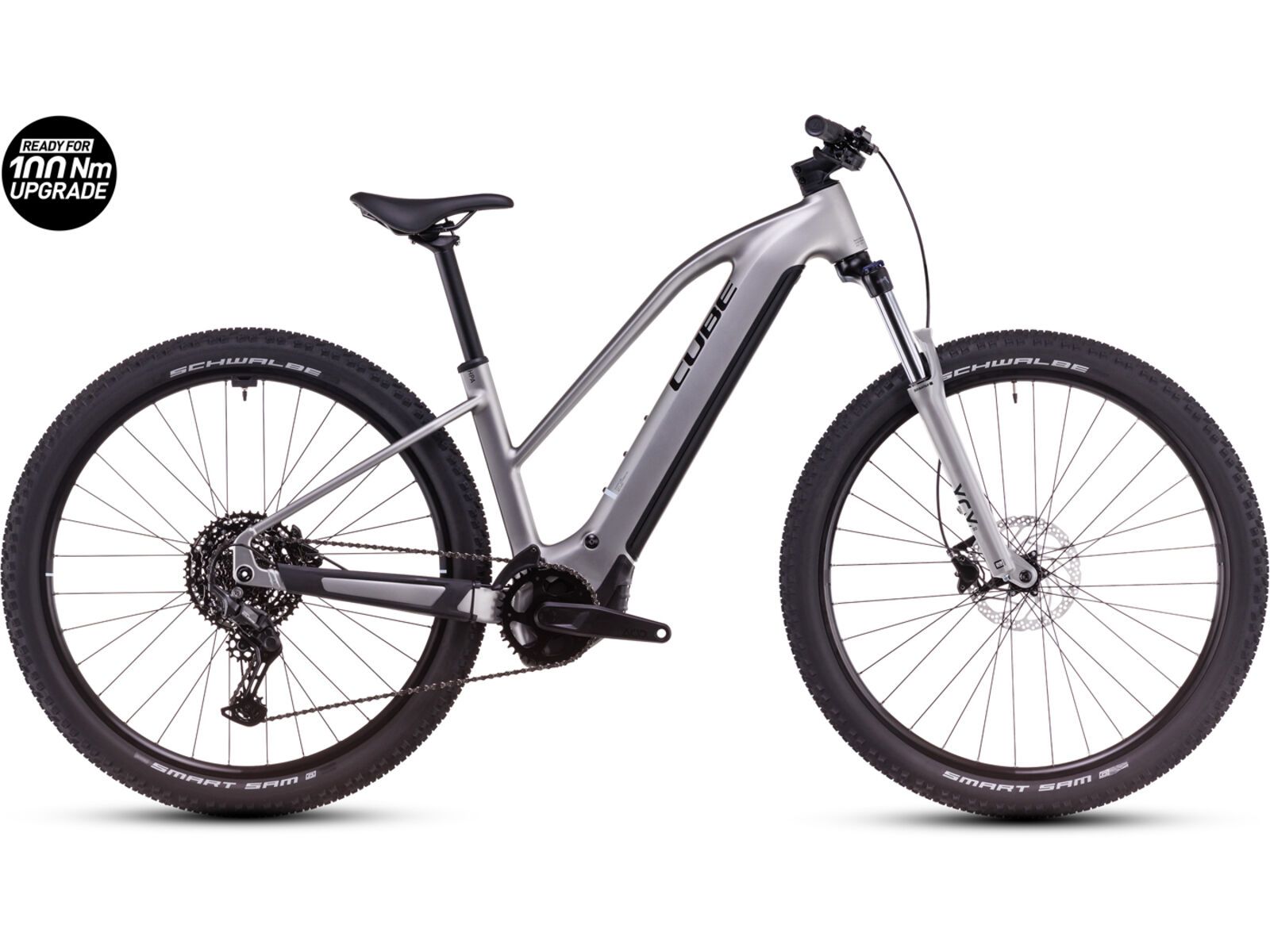 Cube Reaction Hybrid One 600 Trapeze 27.5, silver´n´black | Bild 1