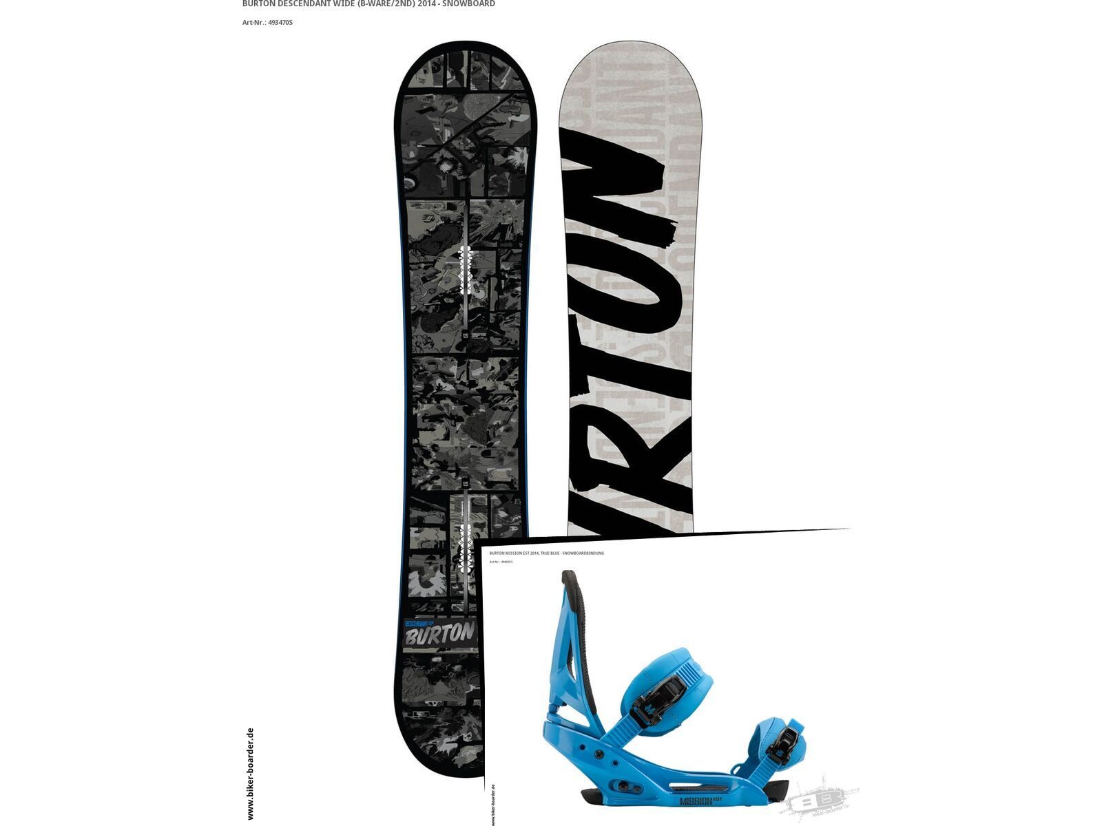 Set: Burton Descendant Wide + Mission EST (494025S) | Bild 1