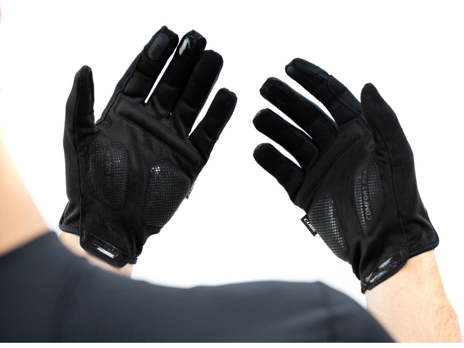 Cube Handschuhe CMPT Comfort Langfinger, black´n´grey | Bild 6