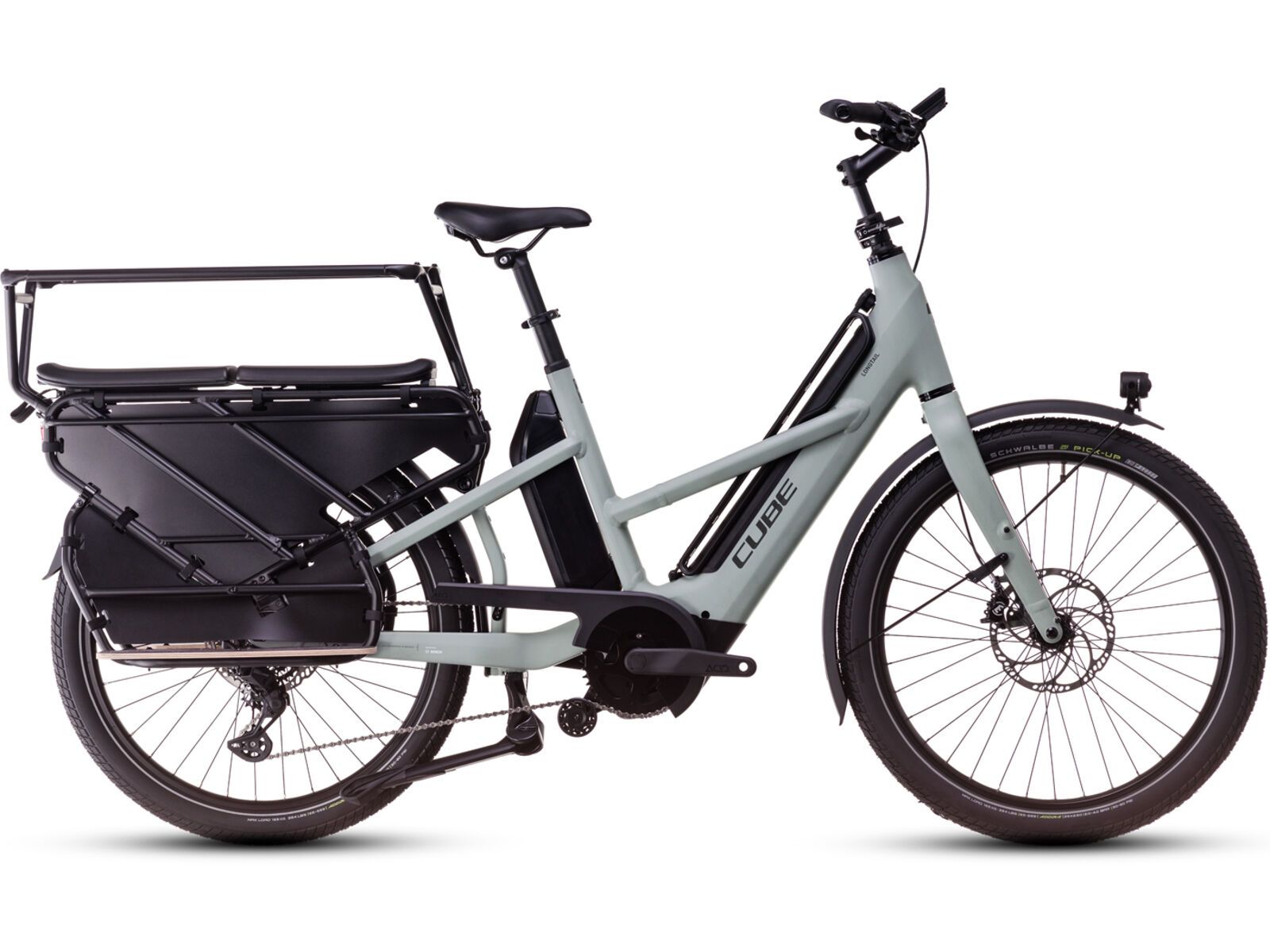 Cube Longtail Sport Hybrid Family 725, swampgrey´n´reflex | Bild 1