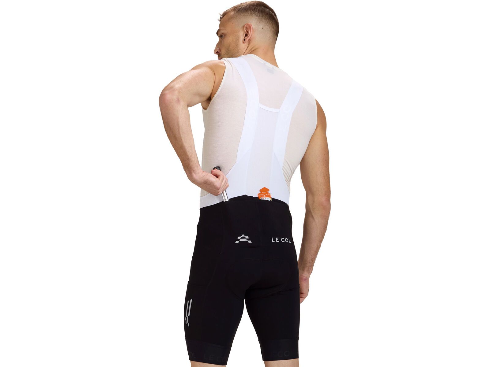 Le Col ARC Cargo Bib Shorts, black | Bild 5