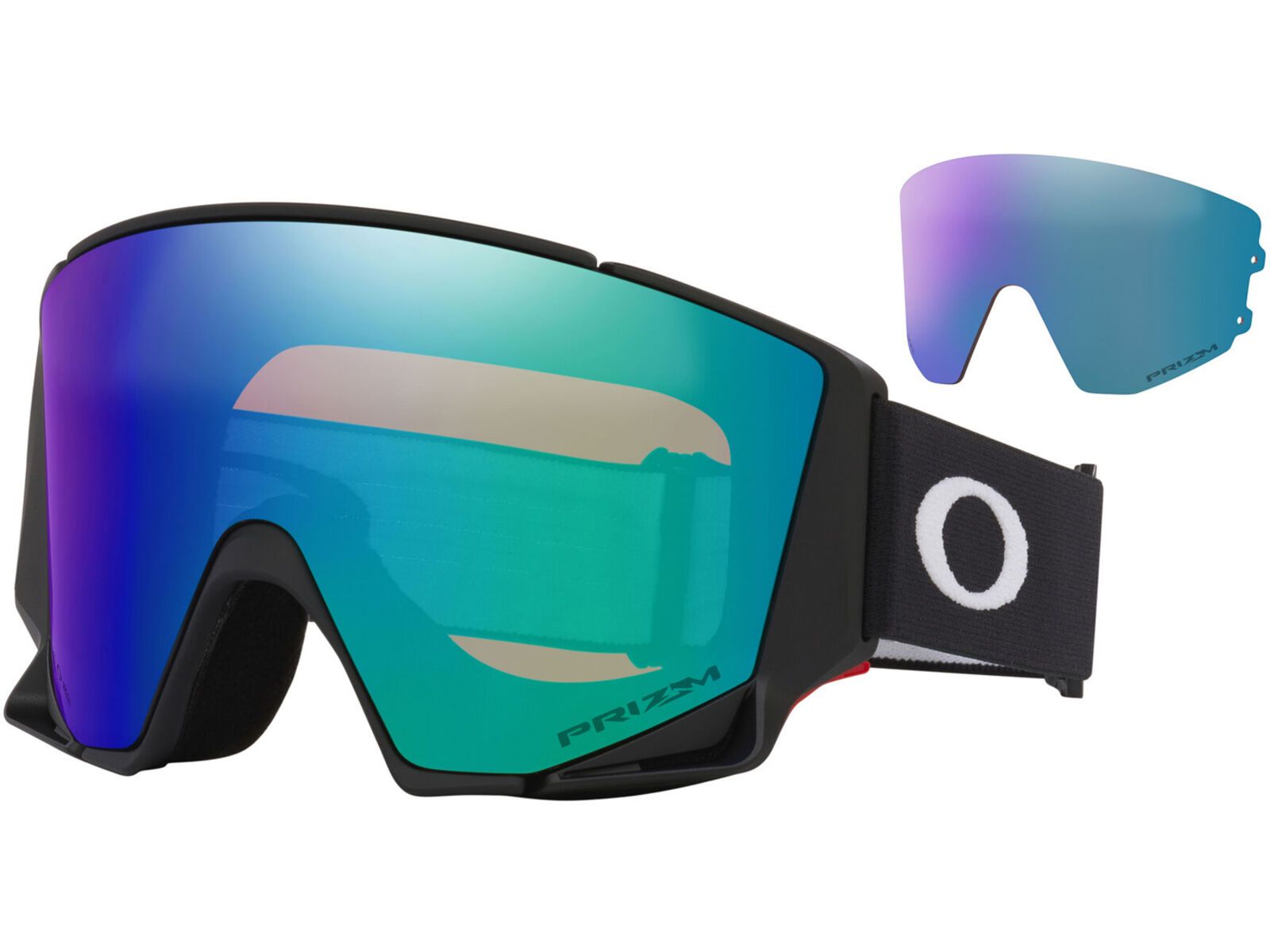 Oakley Flow Scape M, Prizm Snow Argon Iridium & Iced / matte black | Bild 1