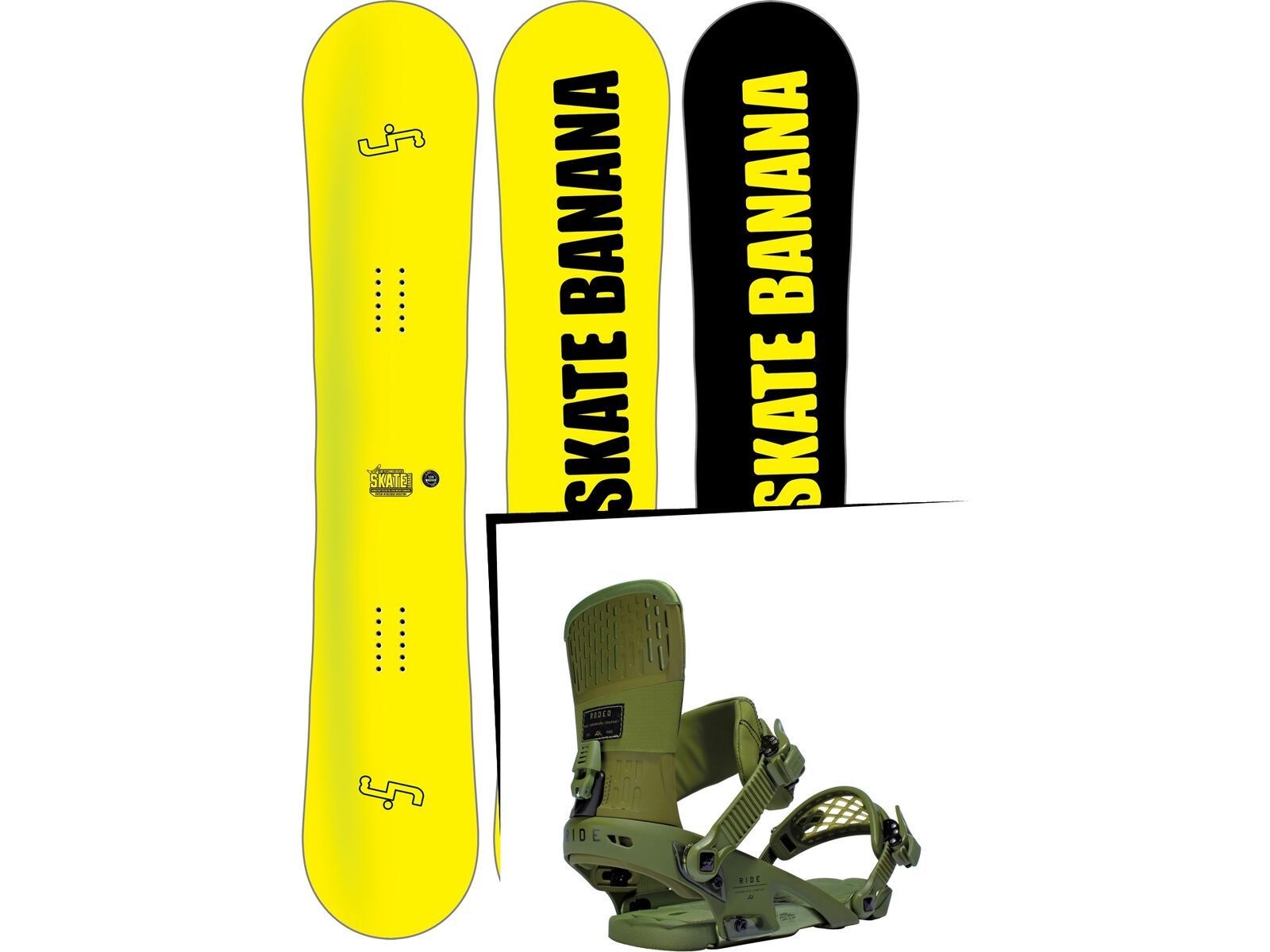 Set: Lib Tech Sk8 Banana 10 years 2017 + Ride Rodeo (1487155S) | Bild 1