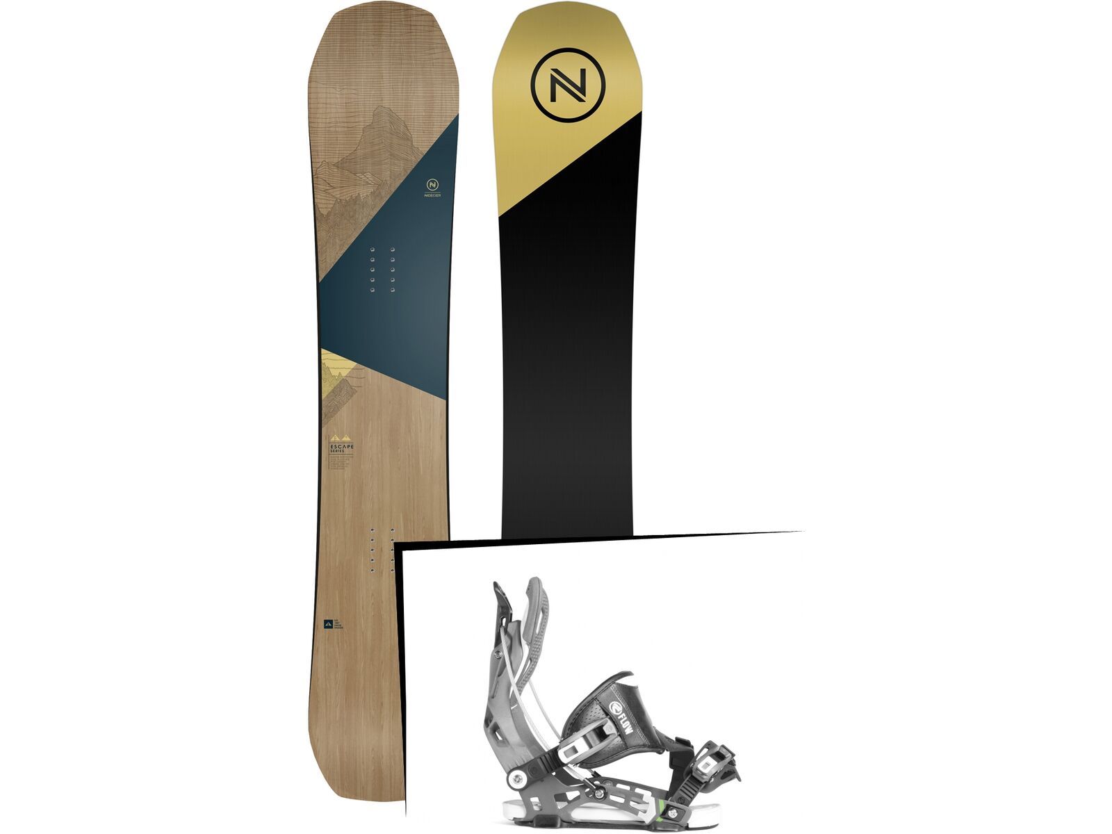 Set: Nidecker Escape 2019 + Flow NX2 (2226524S) | Bild 1