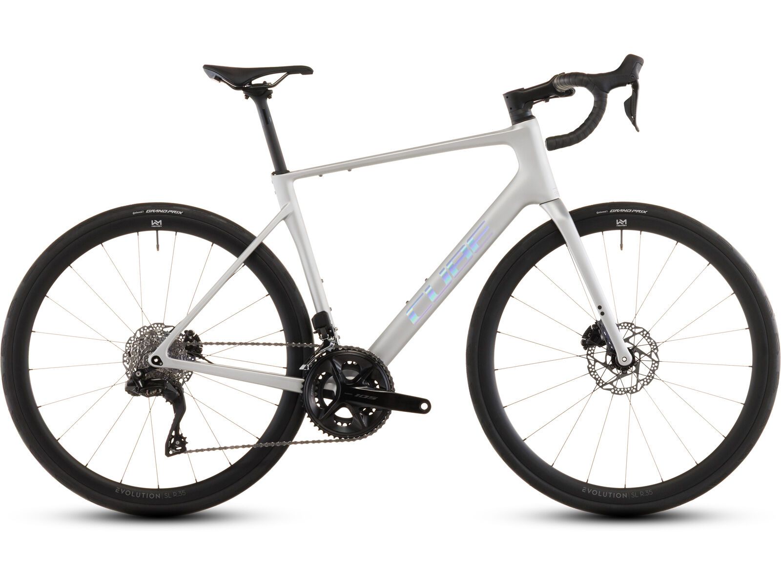 Cube Attain C:62 SLX, sleekgrey´n´prism | Bild 1