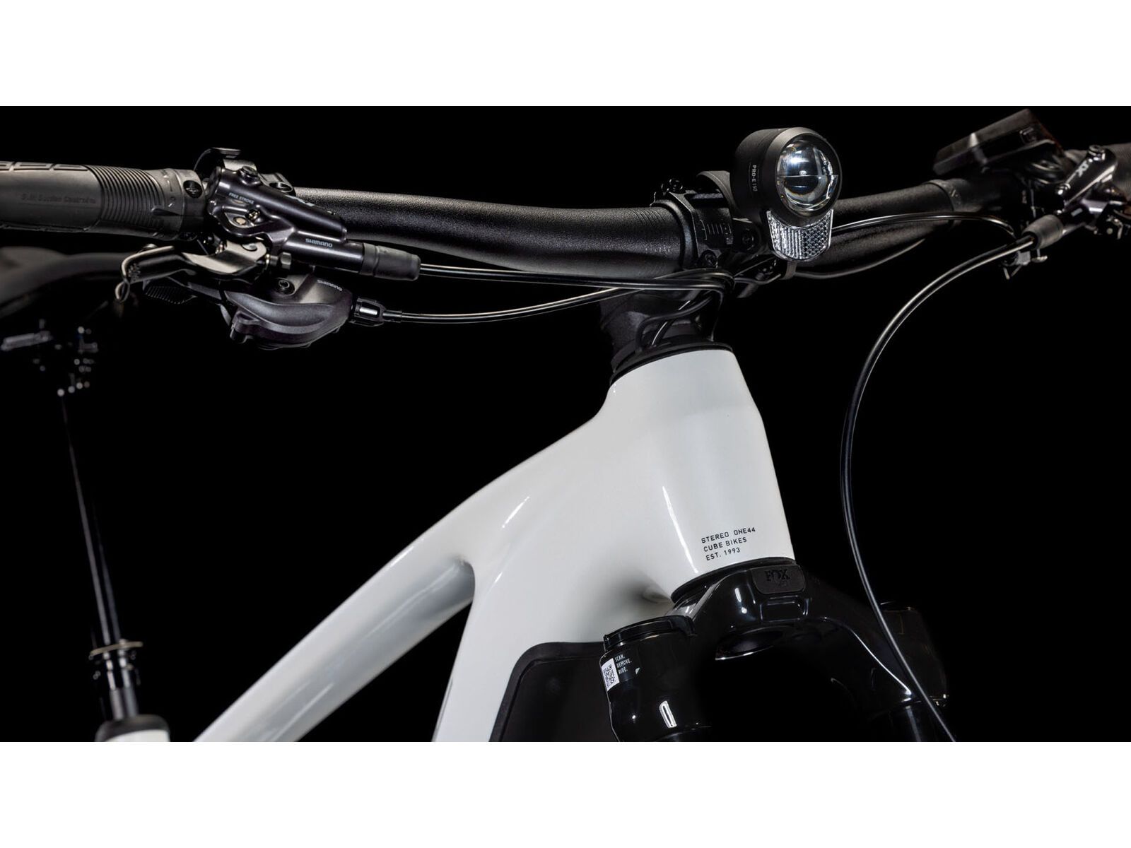 Cube Stereo Hybrid One44 EXC 800 Allroad 27.5, metallicwhite´n´black | Bild 6