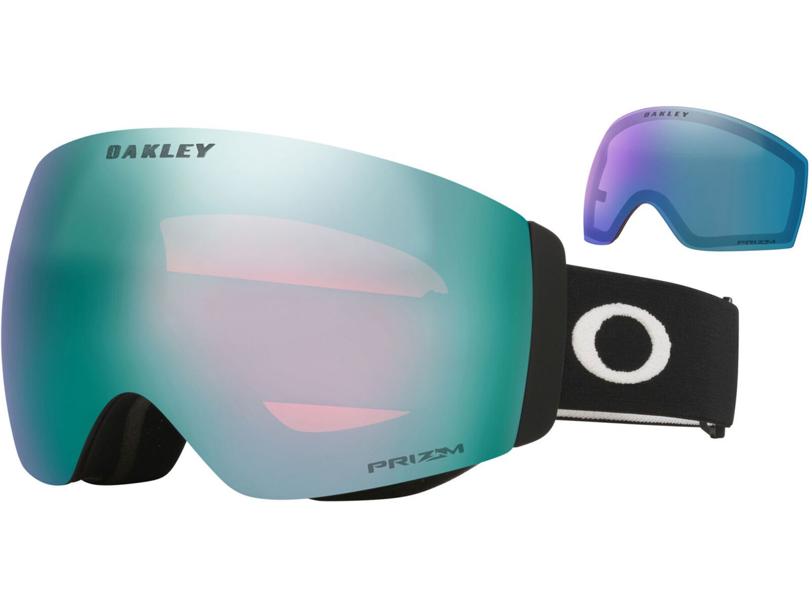 Oakley Flight Deck Pro M, Prizm Snow Sapphire Iridium & Iced / matte black | Bild 1