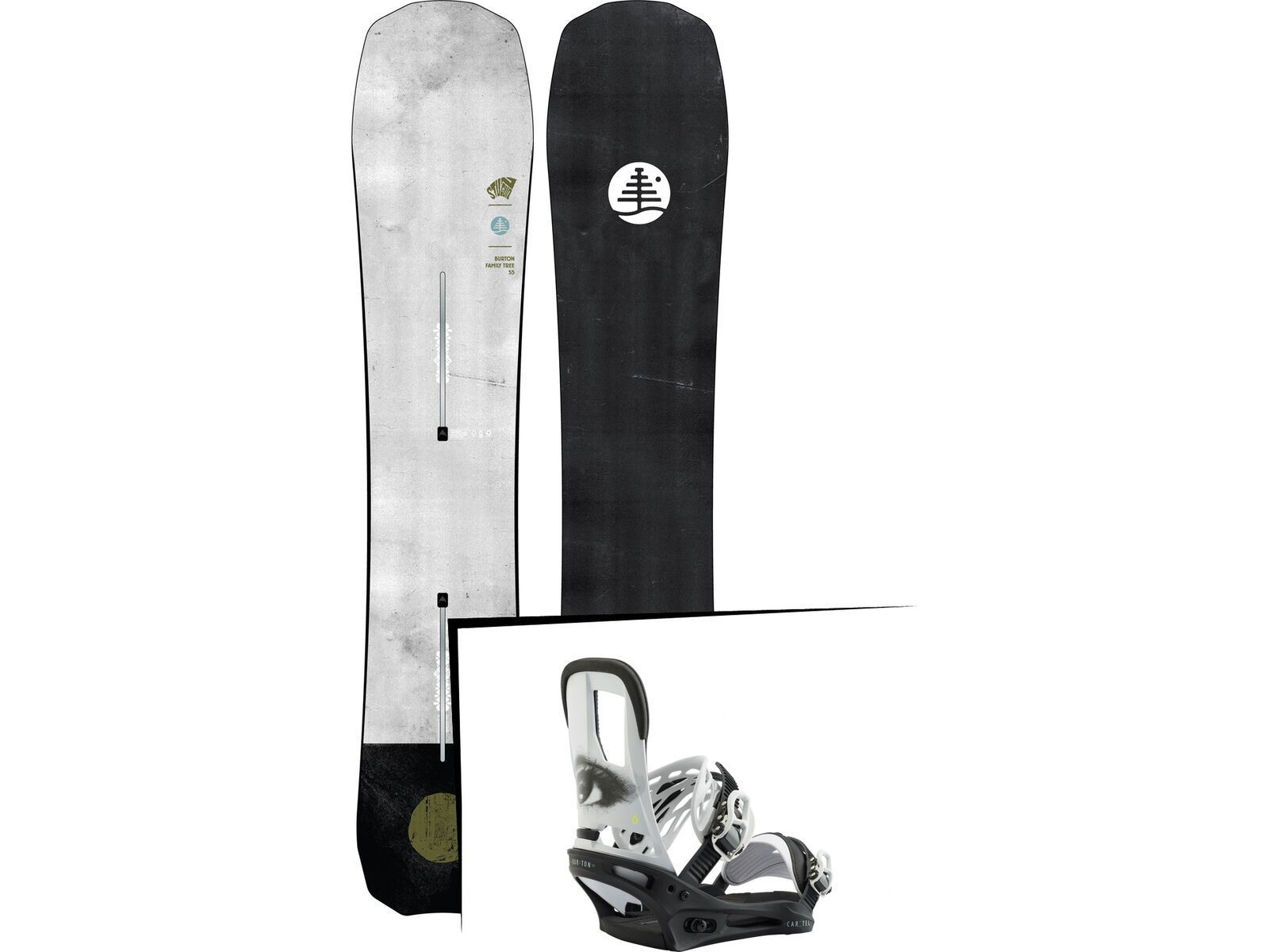 Set: Burton Family Tree Stun Gun 2019 + Burton Cartel all eyez | Bild 1