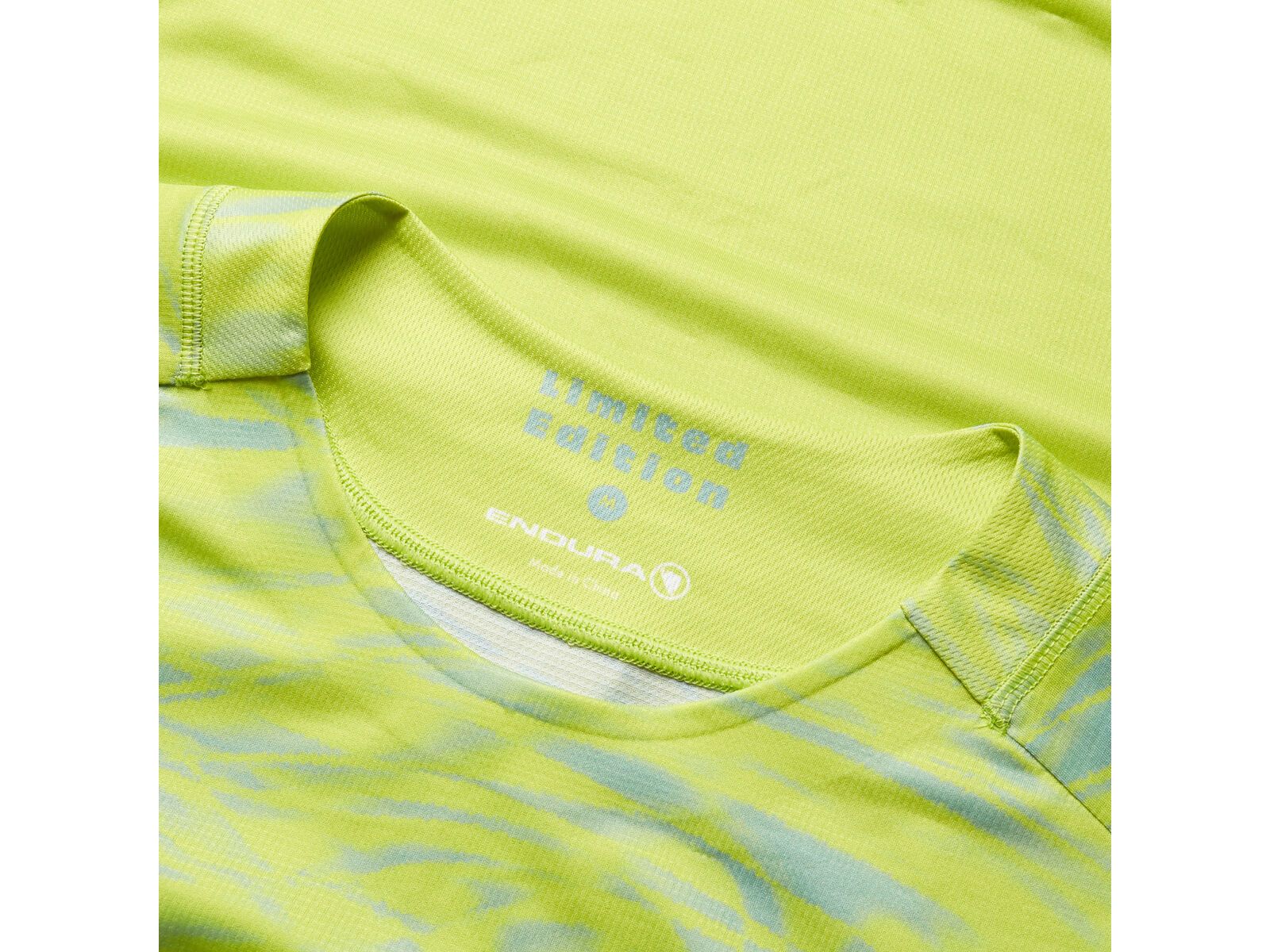Endura LTD Marble Printed T-Shirt (Langarm), lime green | Bild 3
