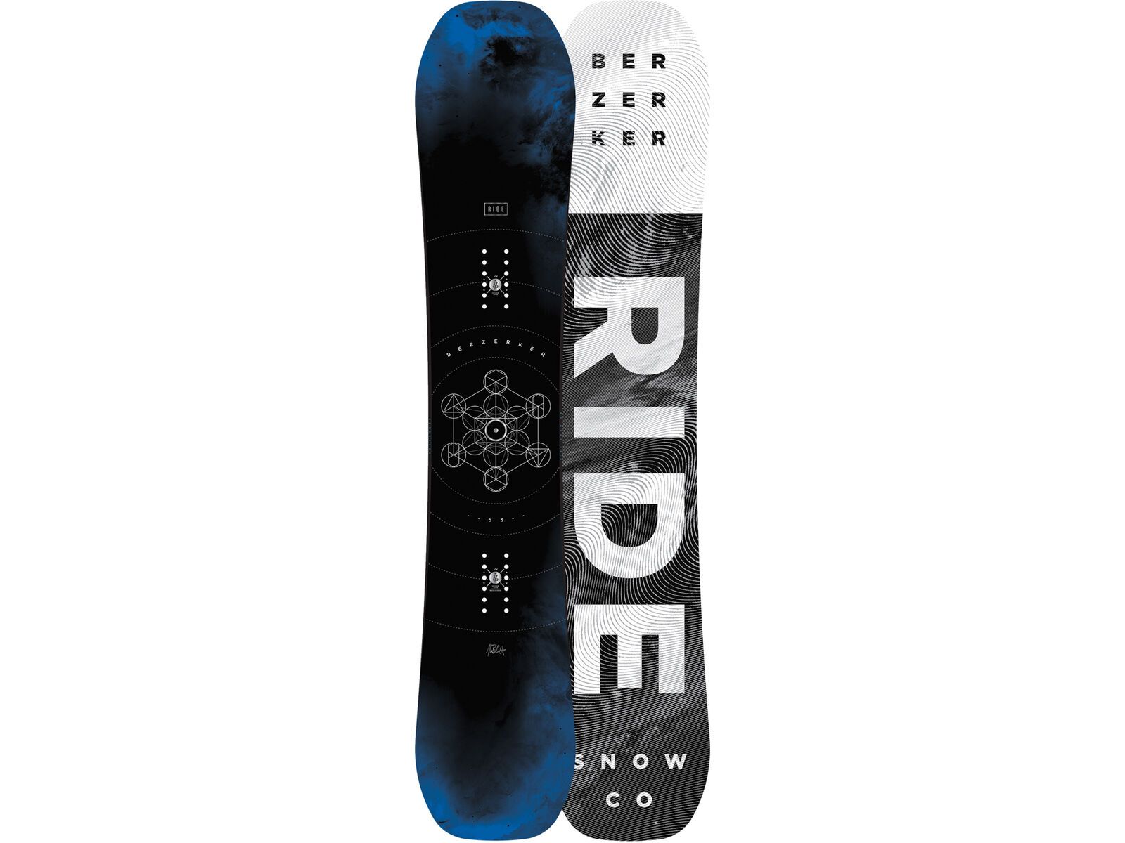 Set: Ride Berzerker 2017 + Flow NX2 2016, black - Snowboardset | Bild 2