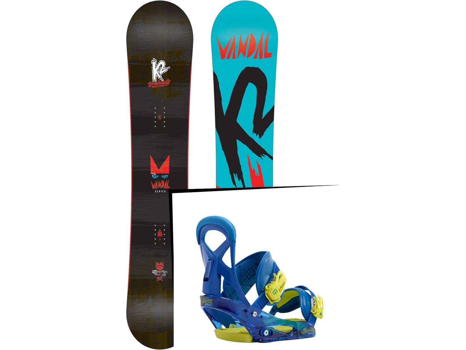 Set: K2 Vandal 2018 + Burton Mission Smalls Next Level Blue | Bild 1