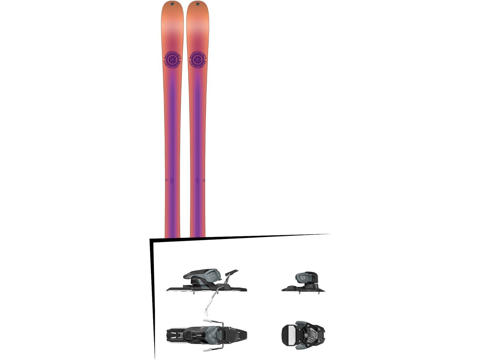 Set: K2 SKI Missconduct 2018 + Salomon Warden 11 dark grey/black | Bild 1