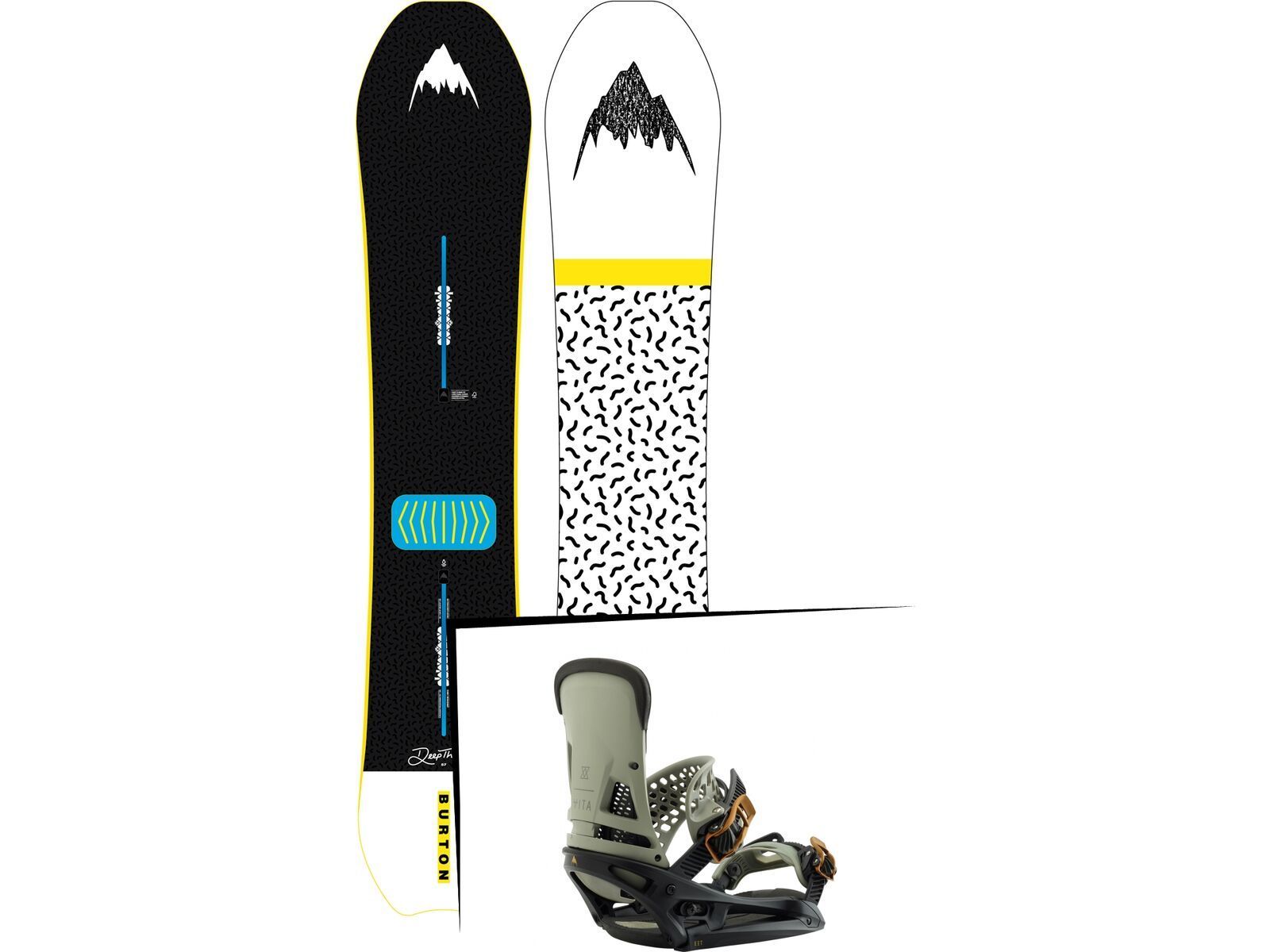 Set: Burton Deep Thinker 2019 + Malavita EST (2218363S) | Bild 1