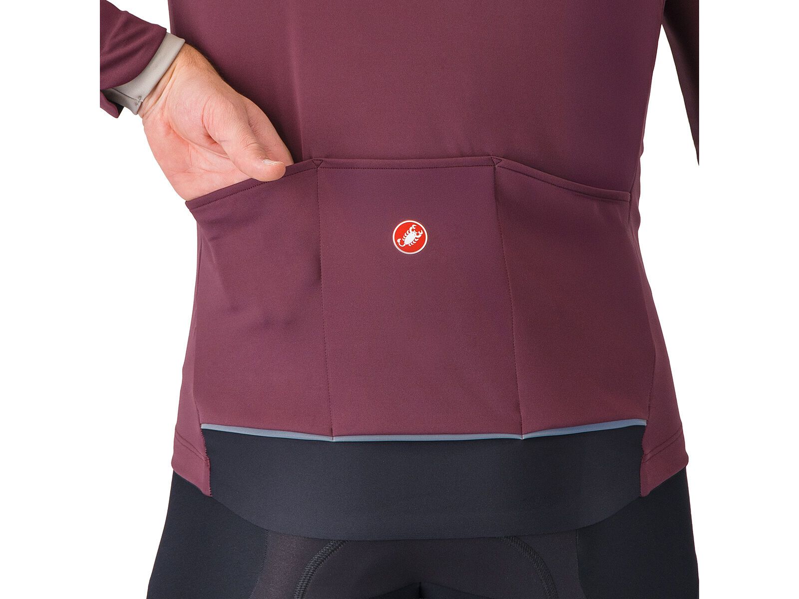 Castelli Alpha 150 Jacket, deep bordeaux/clay | Bild 7